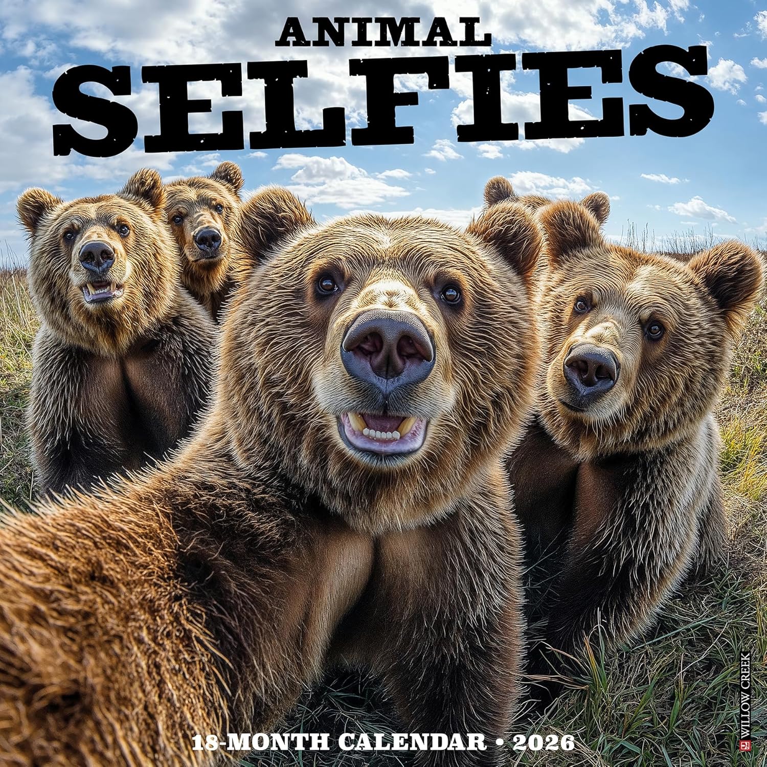 2026 Animal Selfies Wall Calendar 9781549249884