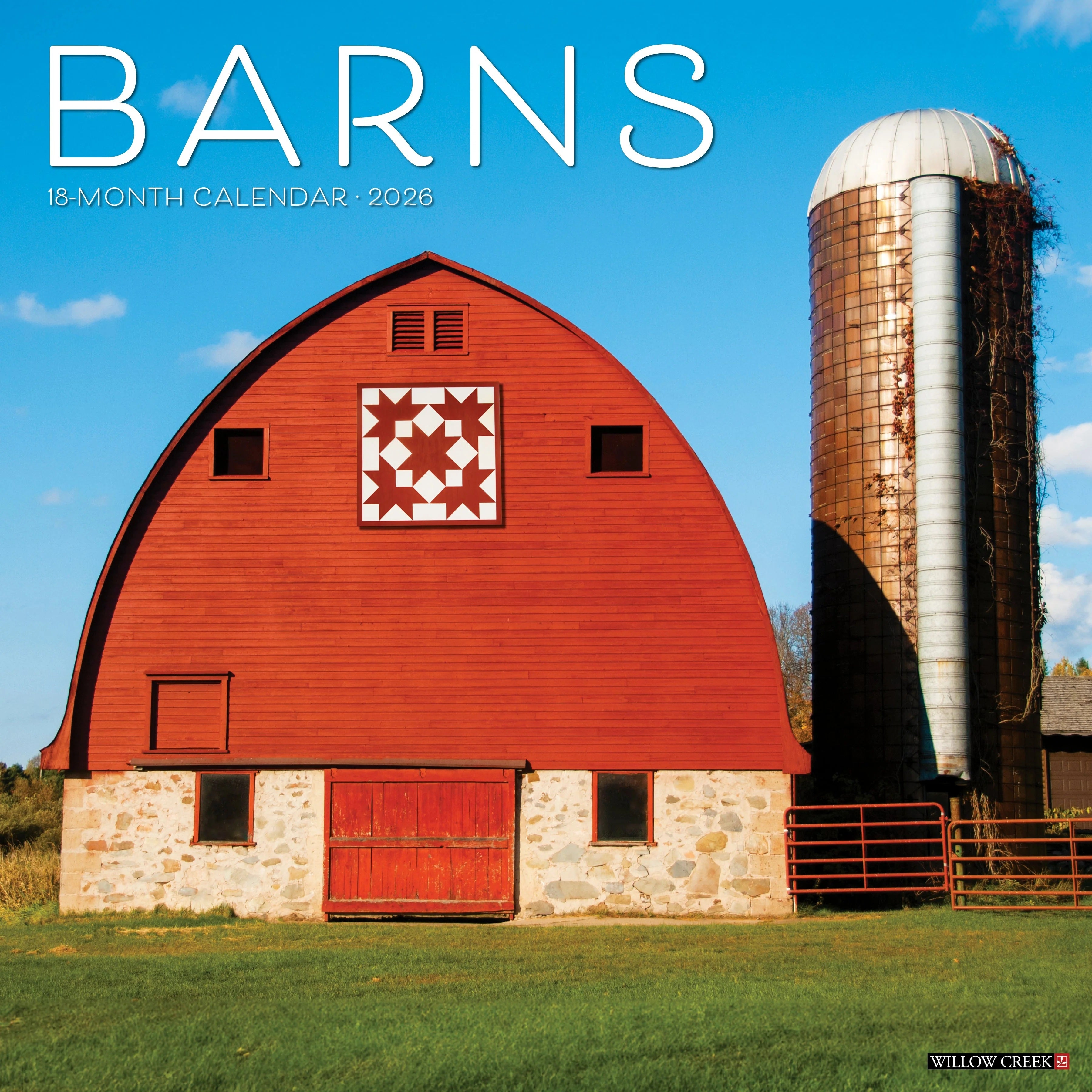 2026 Barns Wall Calendar 9781549250057