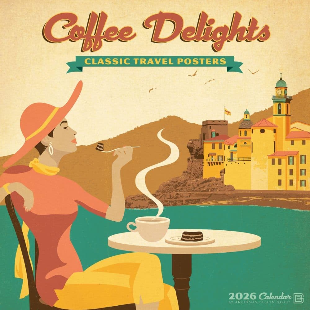 2026 Coffee Delights (Anderson Design Group) Wall Calendar 9781549250798_0063e921-0d6f-4870-83bf-86d5af8239e8