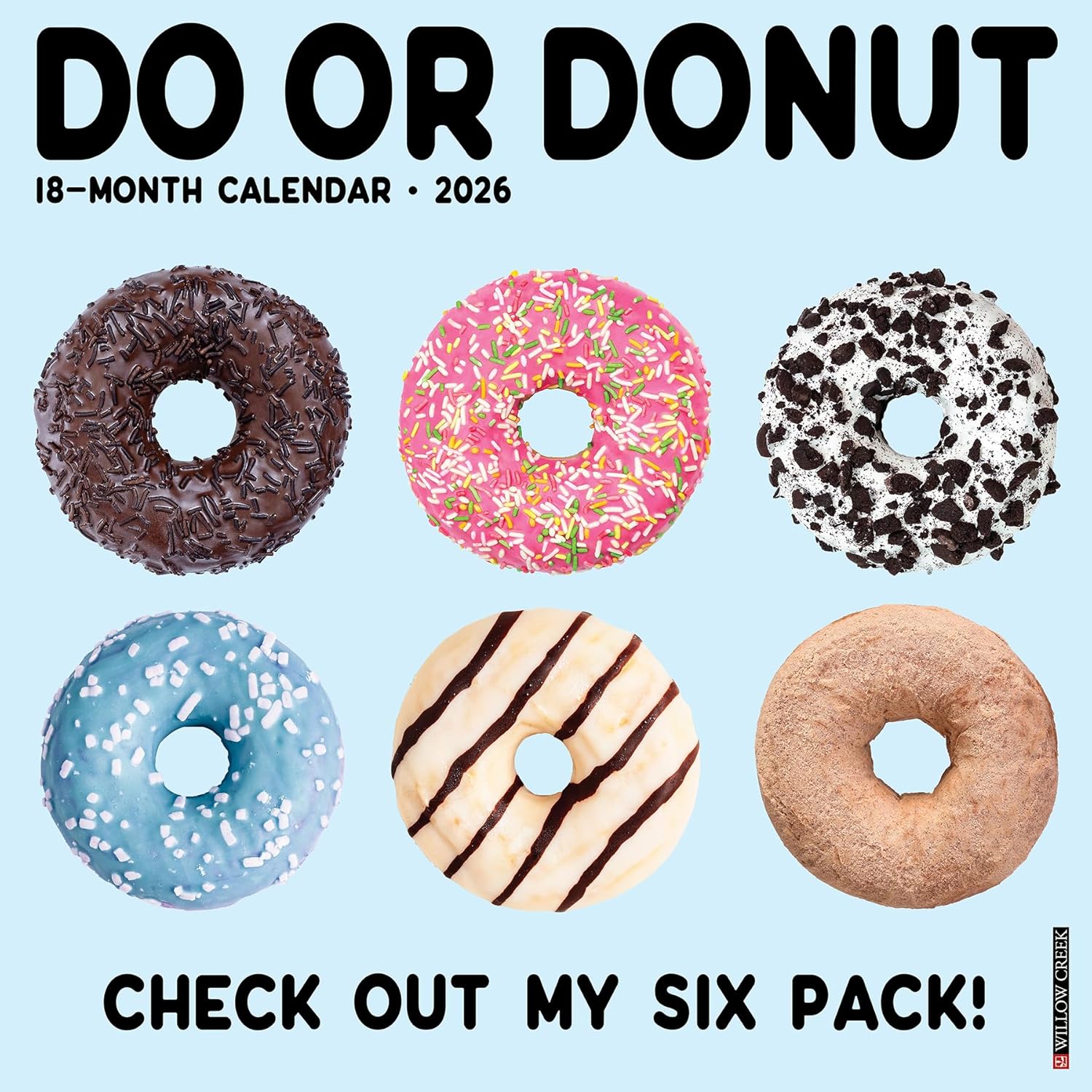 2026 Do Or Donut Wall Calendar 9781549250989
