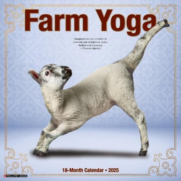 2026 Farm Yoga Wall Calendar 9781549251092