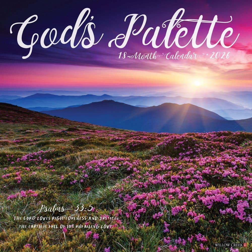 2026 God's Palette Wall Calendar 9781549251283_4da35d49-06de-4bdc-8a78-9aef9aef8616