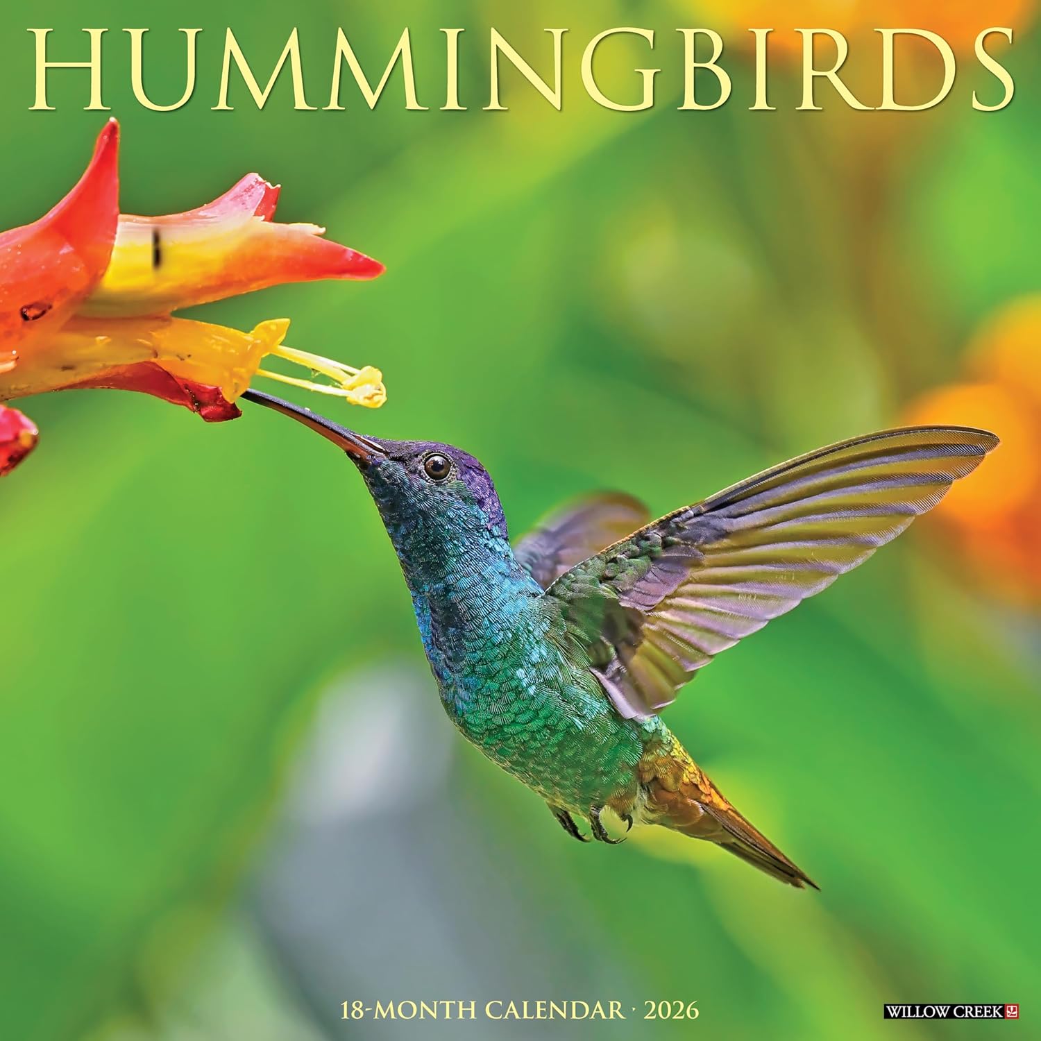 2026 Hummingbirds Wall Calendar 9781549251528