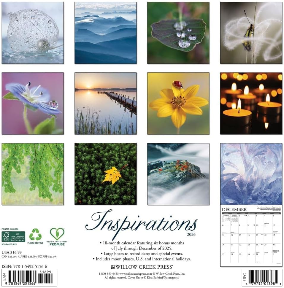 2026 Inspirations Wall Calendar 9781549251566_029462e1-a1e6-45bd-a41f-59b6729a22d0