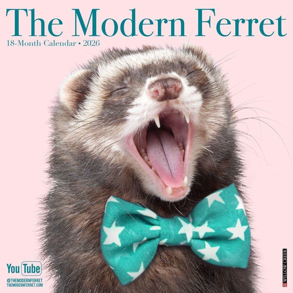 2026 Modern Ferret (The) Wall Calendar 9781549251962