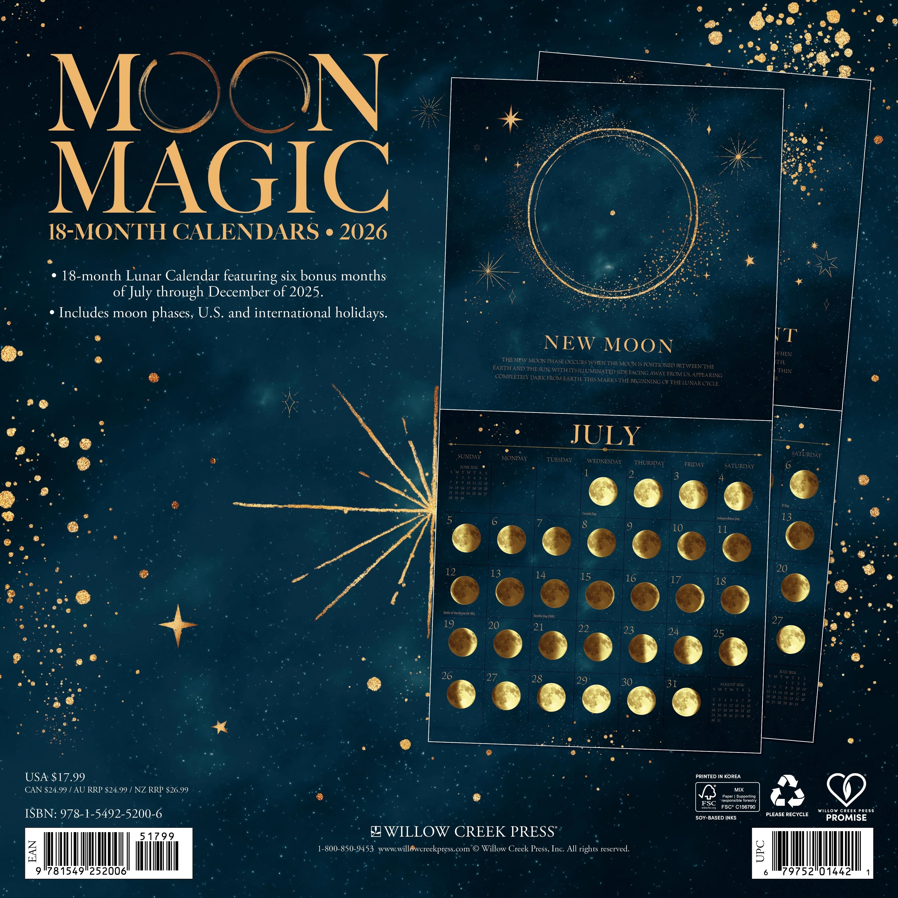 2026 Moon Magic Wall Calendar 9781549252006_b2e7a9ef-4302-46f7-ad98-6c9e00423cfc