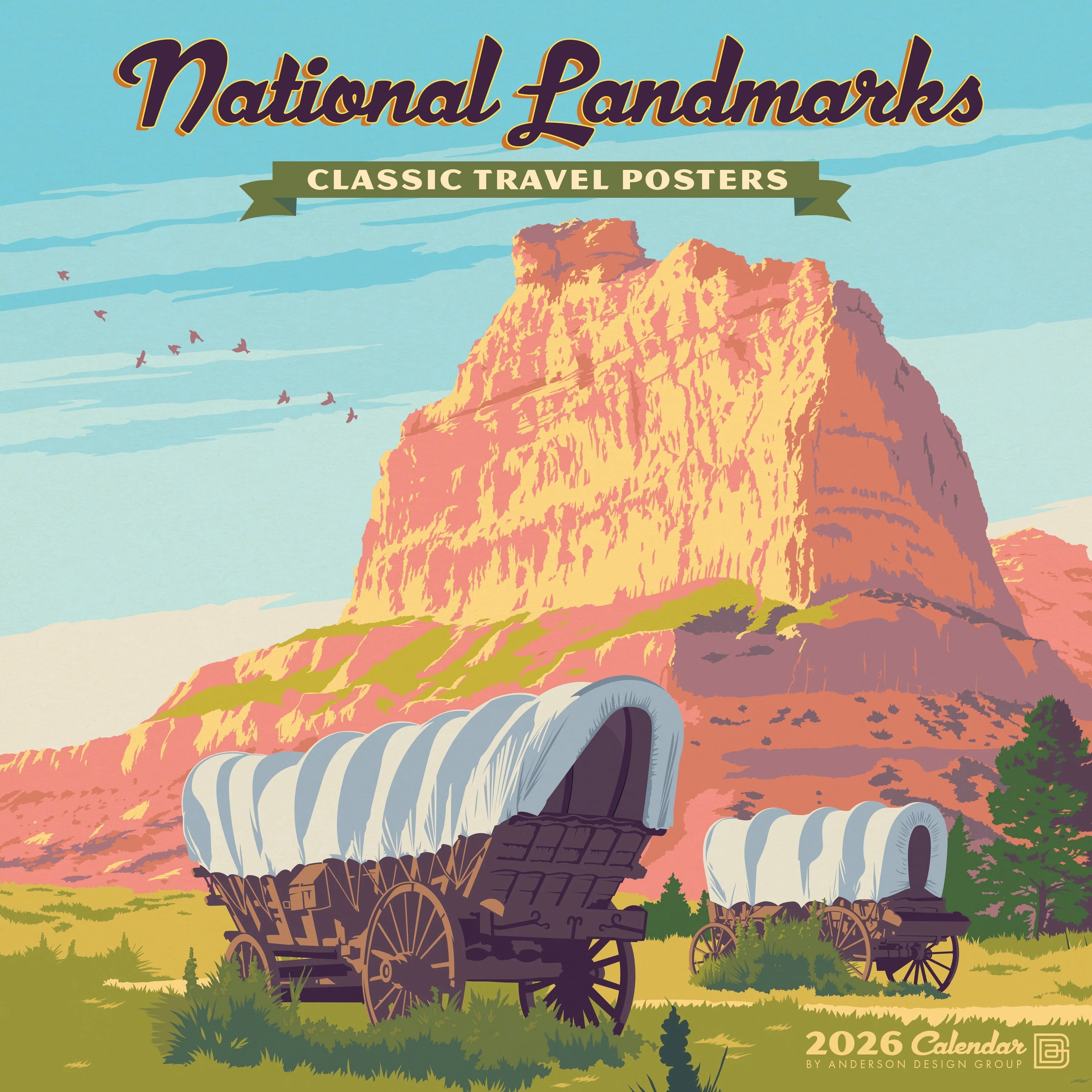 2026 National Landmarks (Adg) Wall Calendar 9781549252105