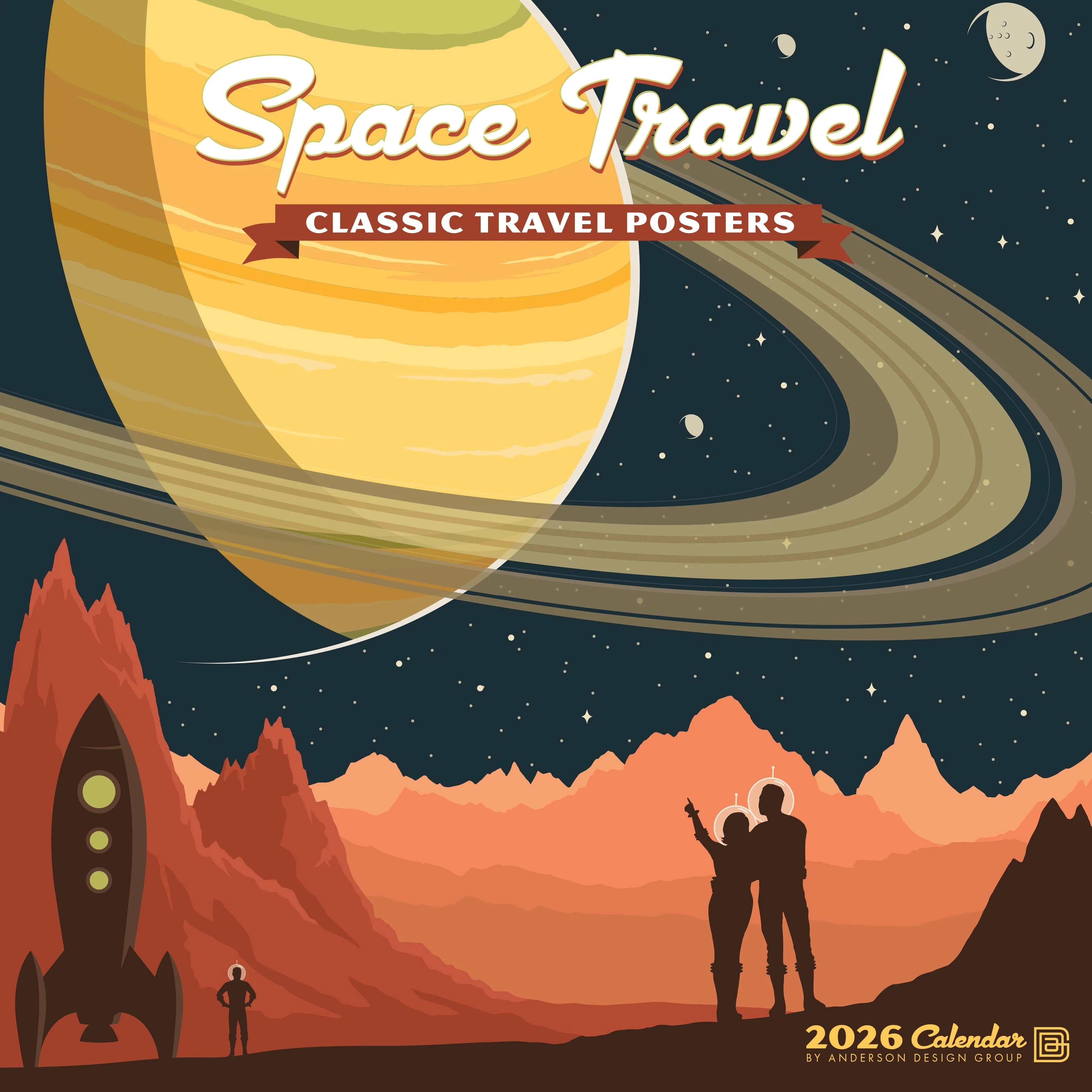 2026 Space Travel (Adg) Wall Calendar 9781549252877
