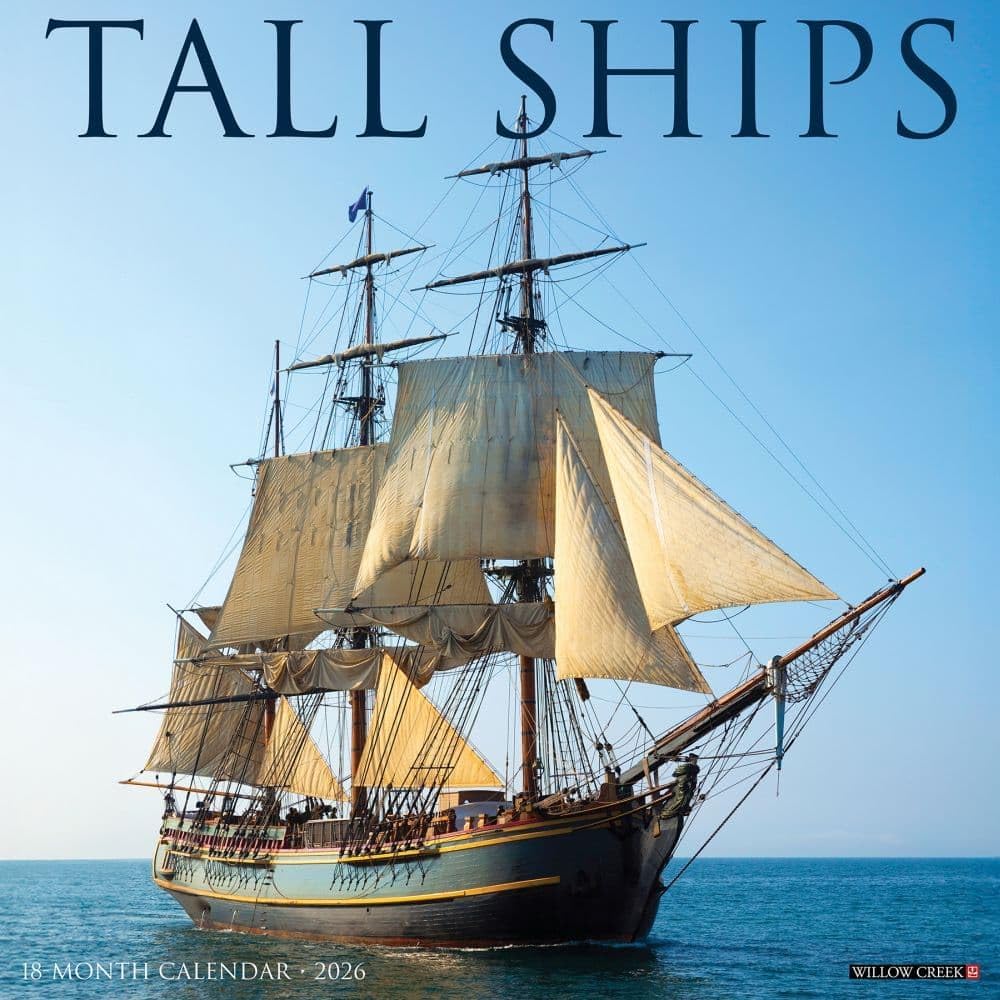 2026 Tall Ships Wall Calendar 9781549252945_9907589b-d8ad-483e-a9e4-da606b073362