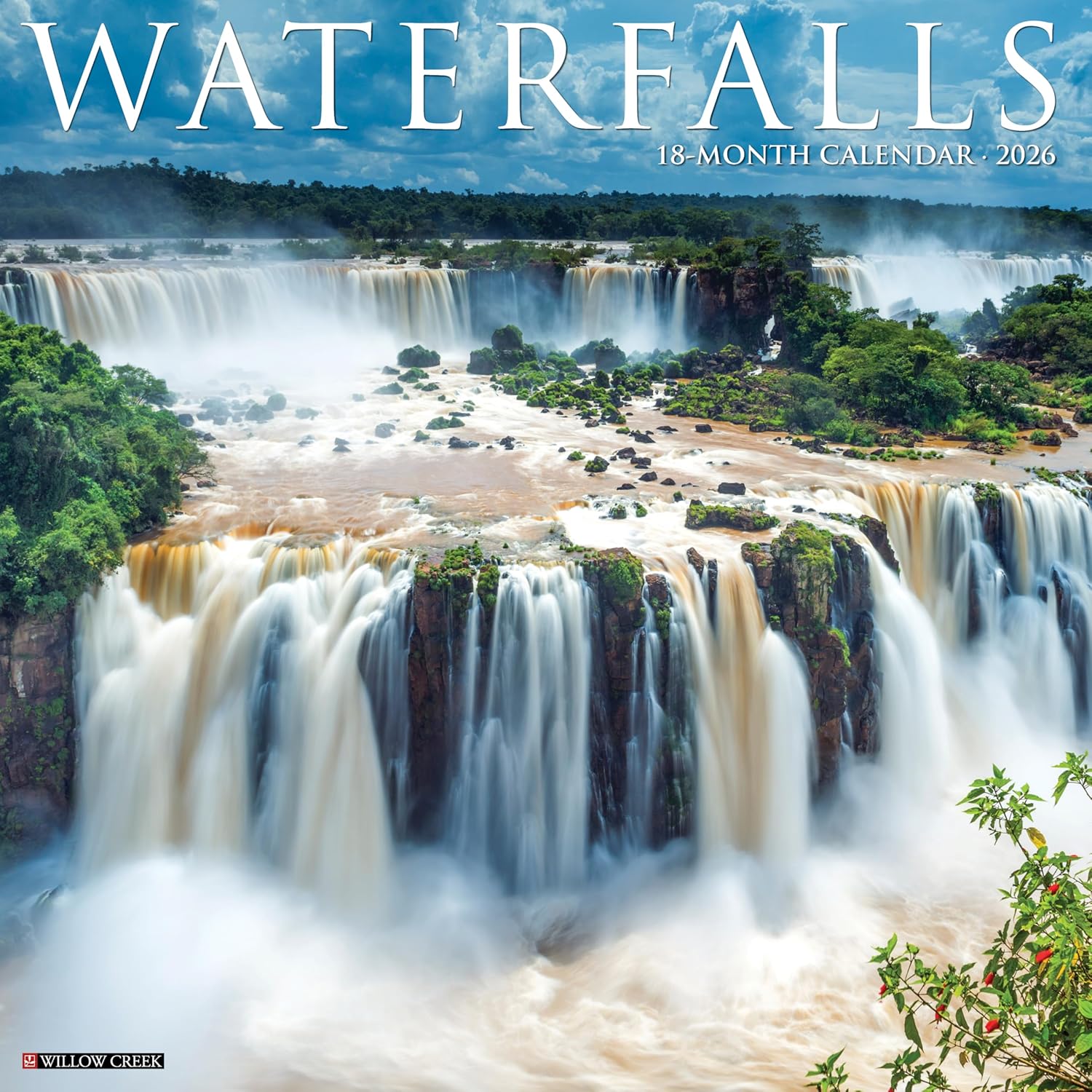 2026 Waterfalls Wall Calendar 9781549253102