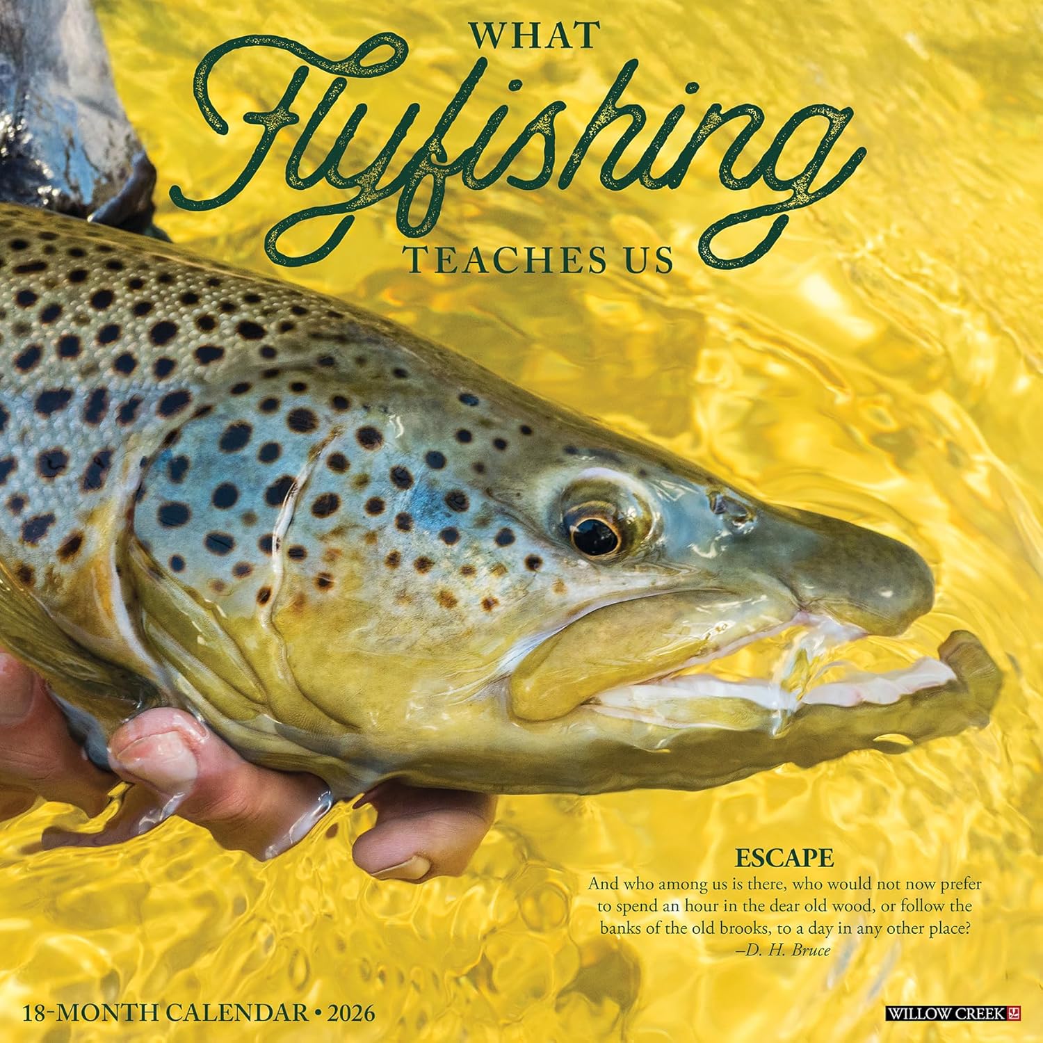 2026 What Fly Fishing Teaches Us Wall Calendar 9781549253171