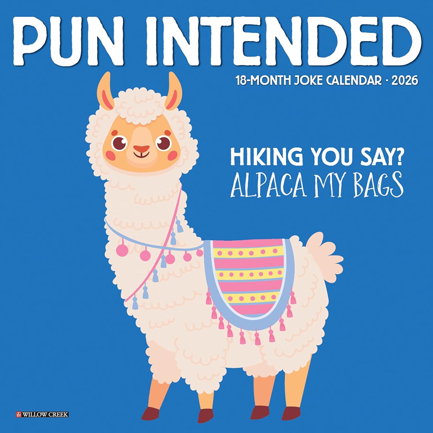 2026 Pun Intended 7X7 Mini Wall Calendar 9781549253720