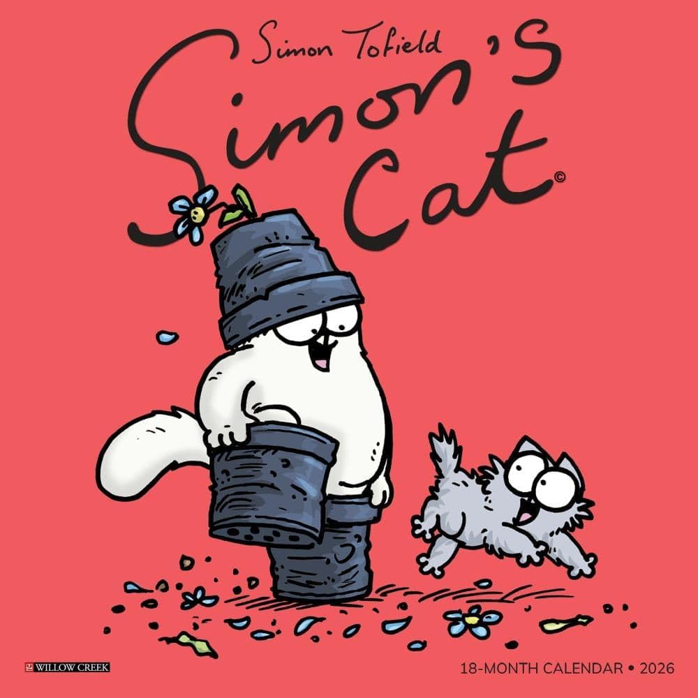 2026 Simon's Cat 7X7 Mini Wall Calendar 9781549253751