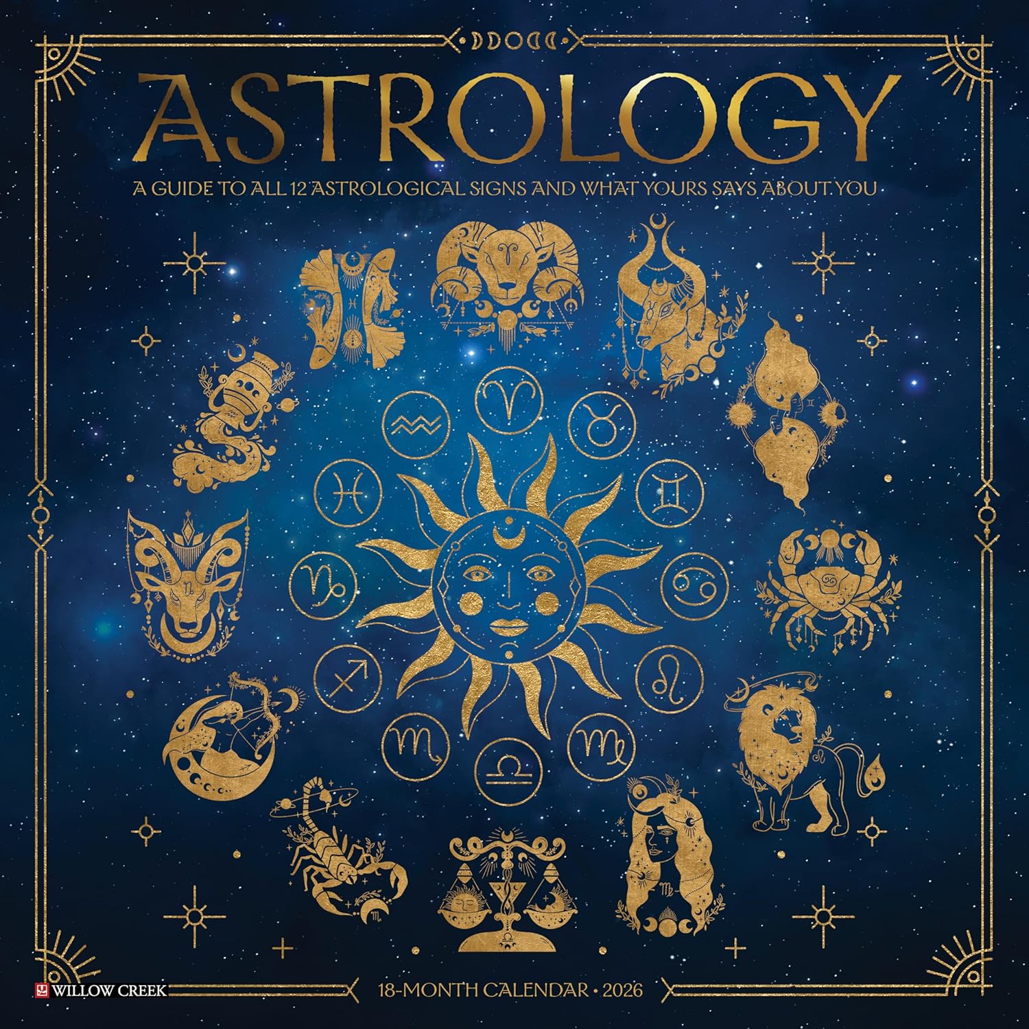 2026 Astrology Wall Calendar 9781549255274