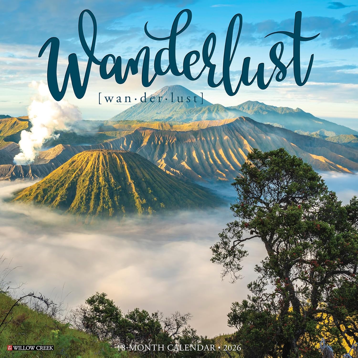 2026 Wanderlust Wall Calendar 9781549255601
