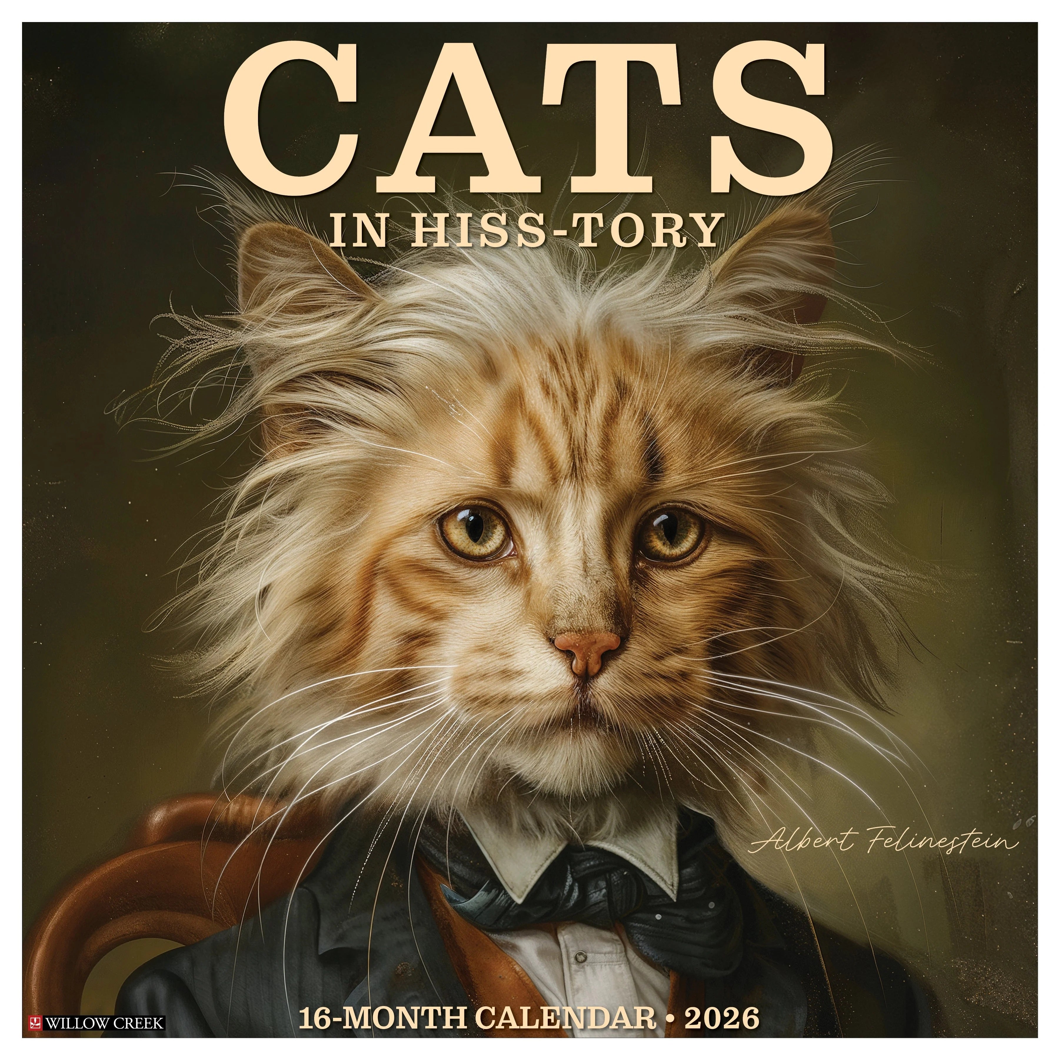 2026 Cats In Hiss-Tory Wall Calendar 9781549255717