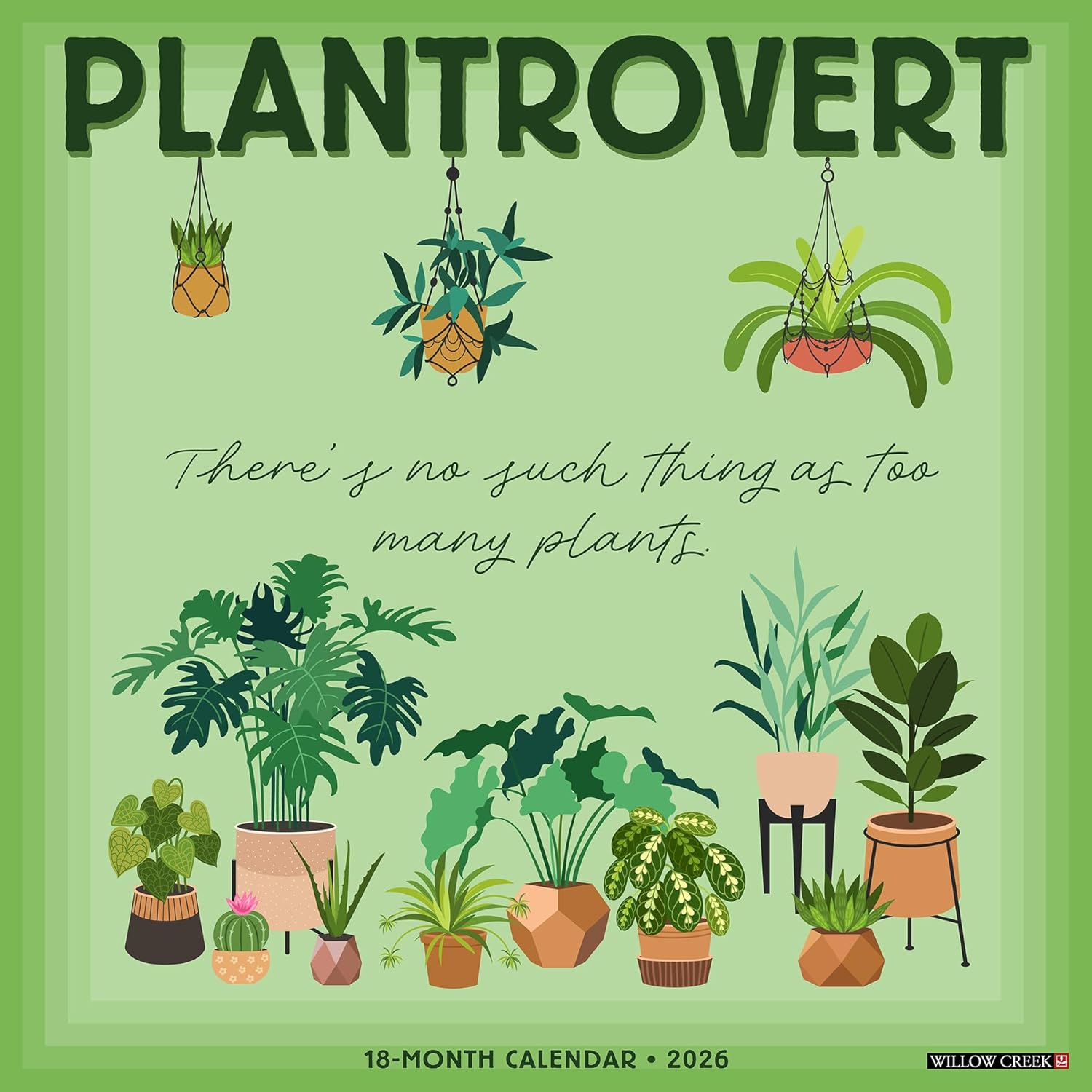 2026 Plantrovert Wall Calendar 9781549255854