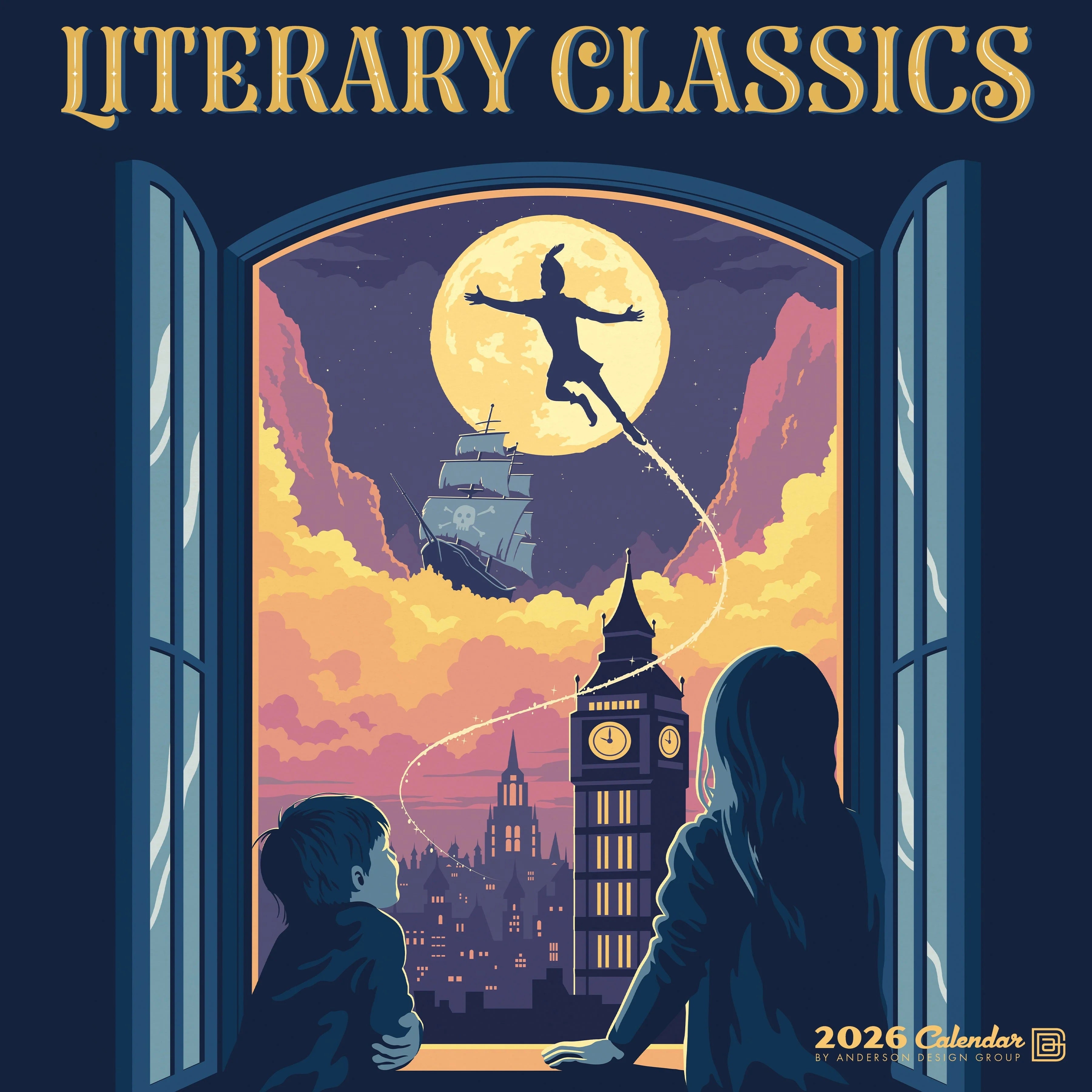 2026 Literary Classics Wall Calendar 9781549255922