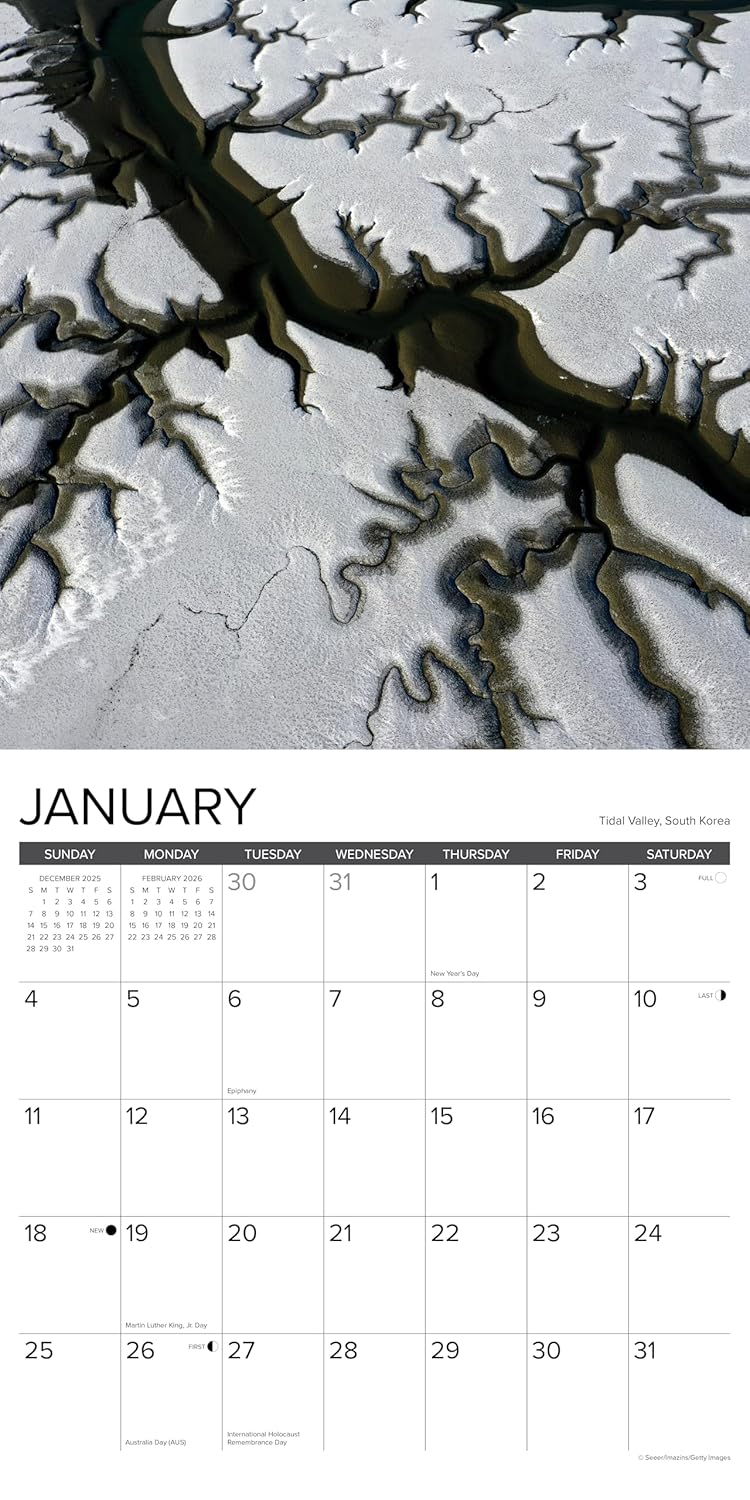 2026 View From Above Wall Calendar 9781549256226_2