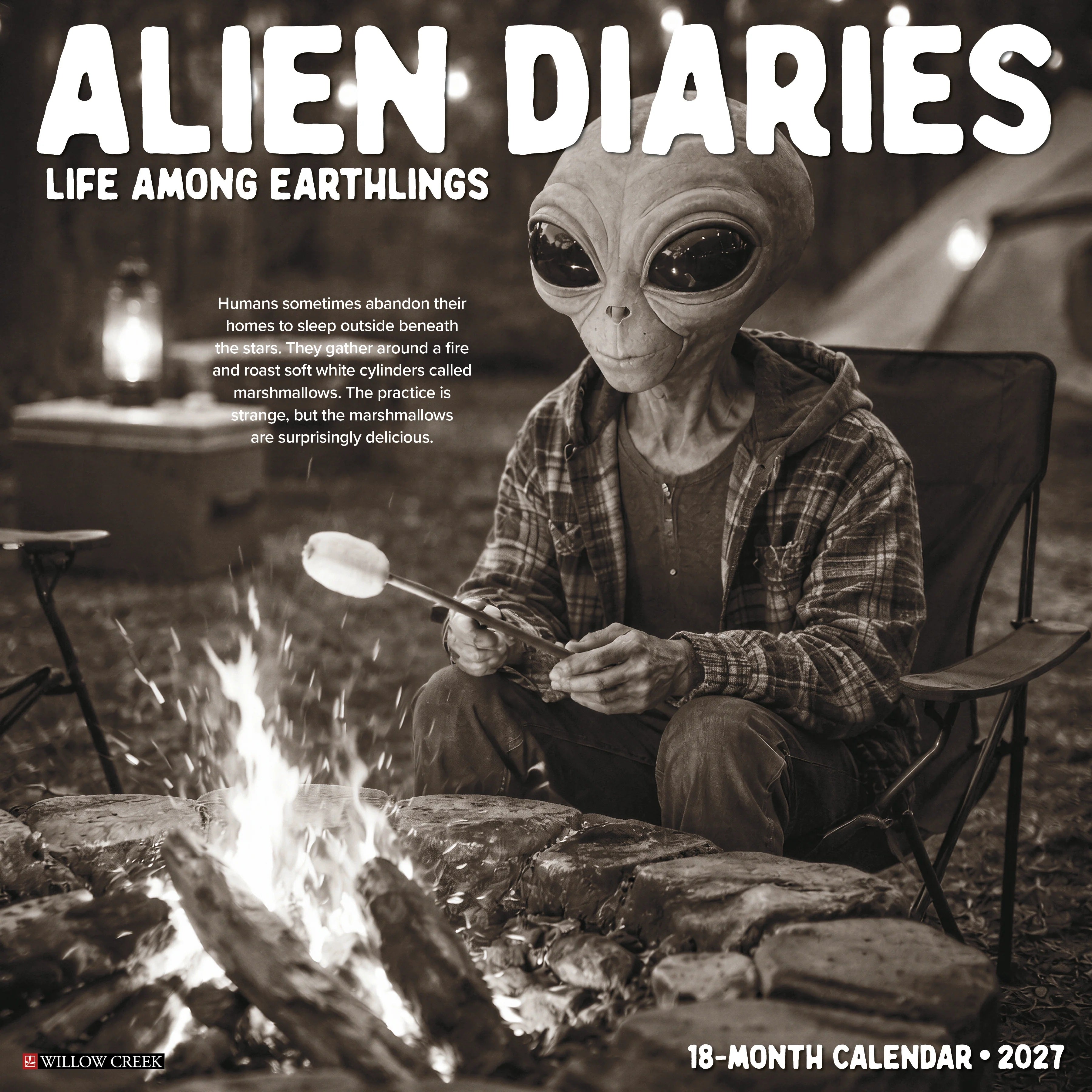 2027 Alien Diaries Wall Calendar 12X12 20 9781549258688
