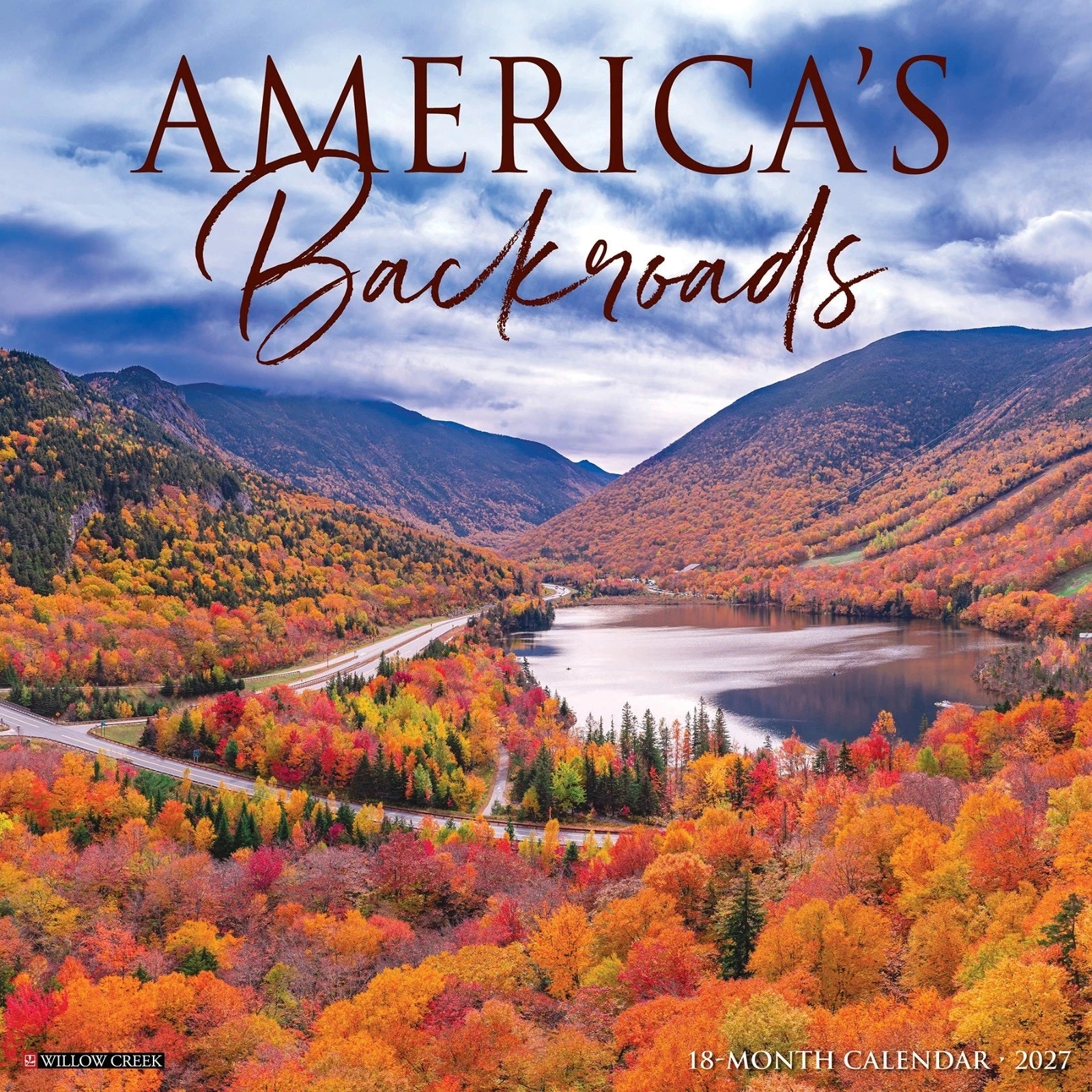 2027 Scenic America Cars Wall Calendar 12X12 20 9781549258718
