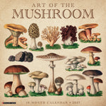 2027 Art of the Mushroom Wall Calendar 12X12 20 9781549258848