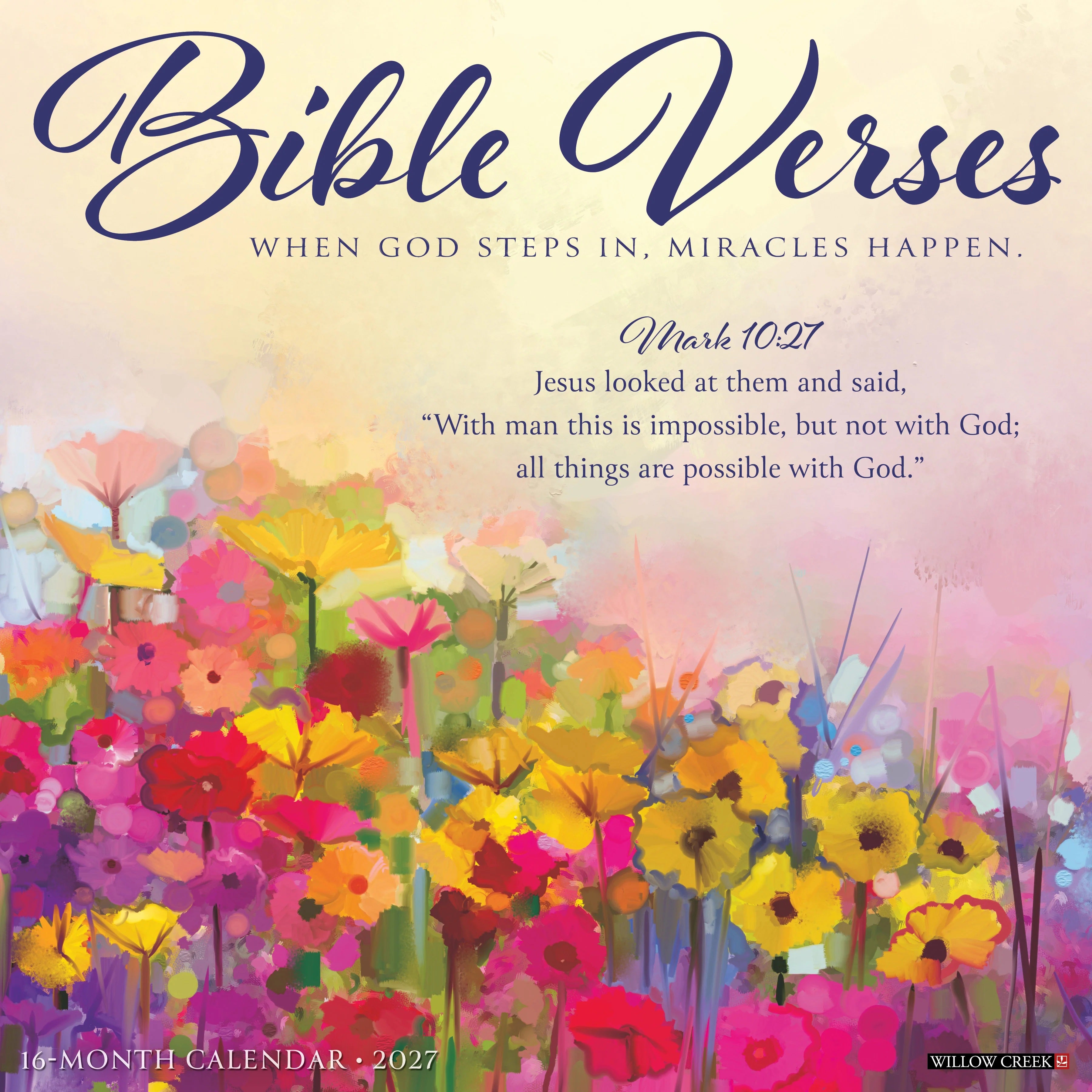 2027 Bible Verses Wall Calendar 12X12 20 9781549259173