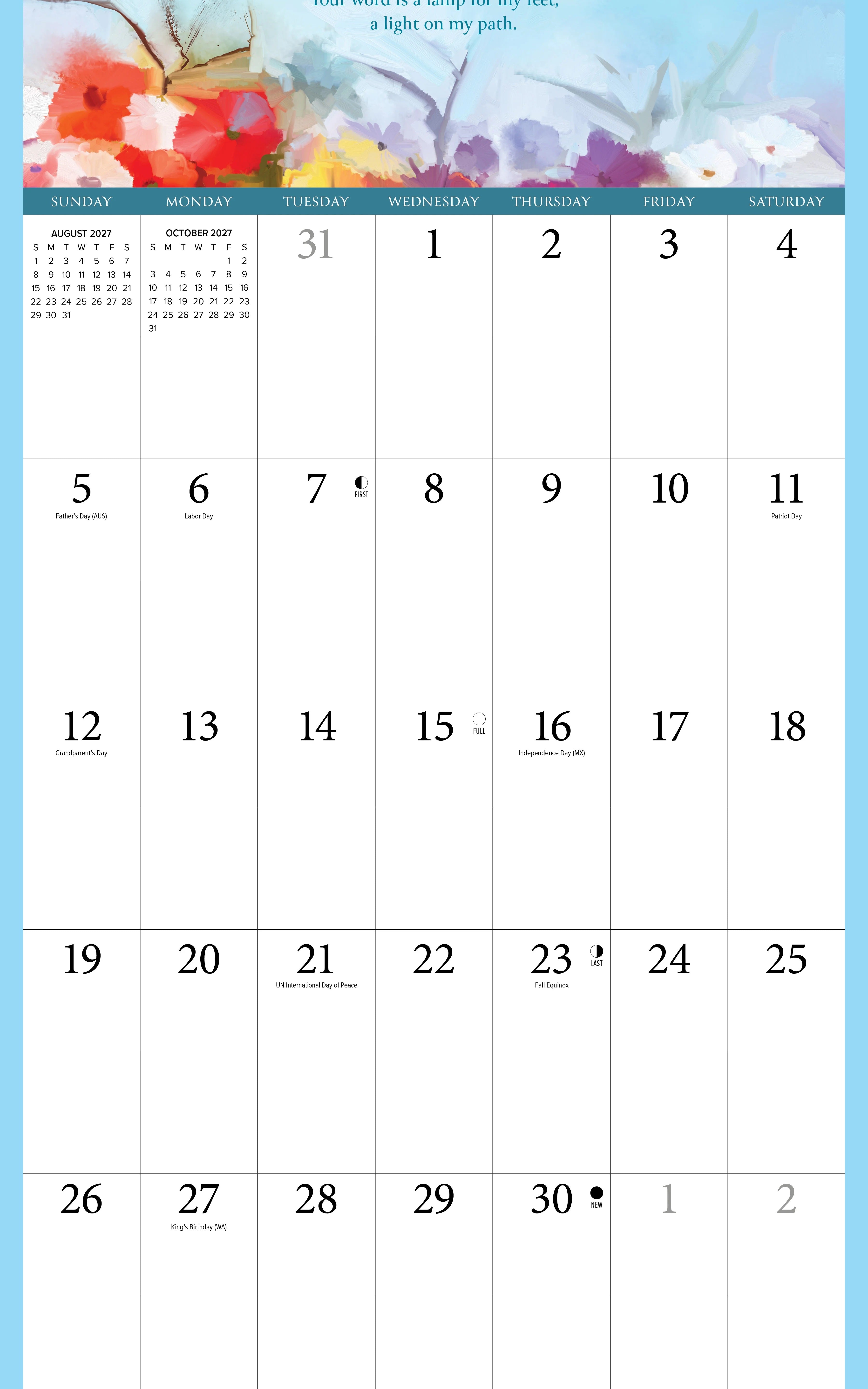2027 Bible Verses Wall Calendar 12X12 20 9781549259173_1
