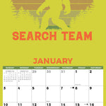 2027 Bigfoot Wall Calendar 12X12 20 9781549259203_1