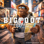 2027 Bigfoot Travels the World Wall Calendar 12X12 20 9781549259210