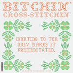 2027 Bitchin' Cross-stitchin' Wall Calendar 12X12 20 9781549259227