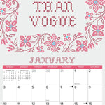 2027 Bitchin' Cross-stitchin' Wall Calendar 12X12 20 9781549259227_1