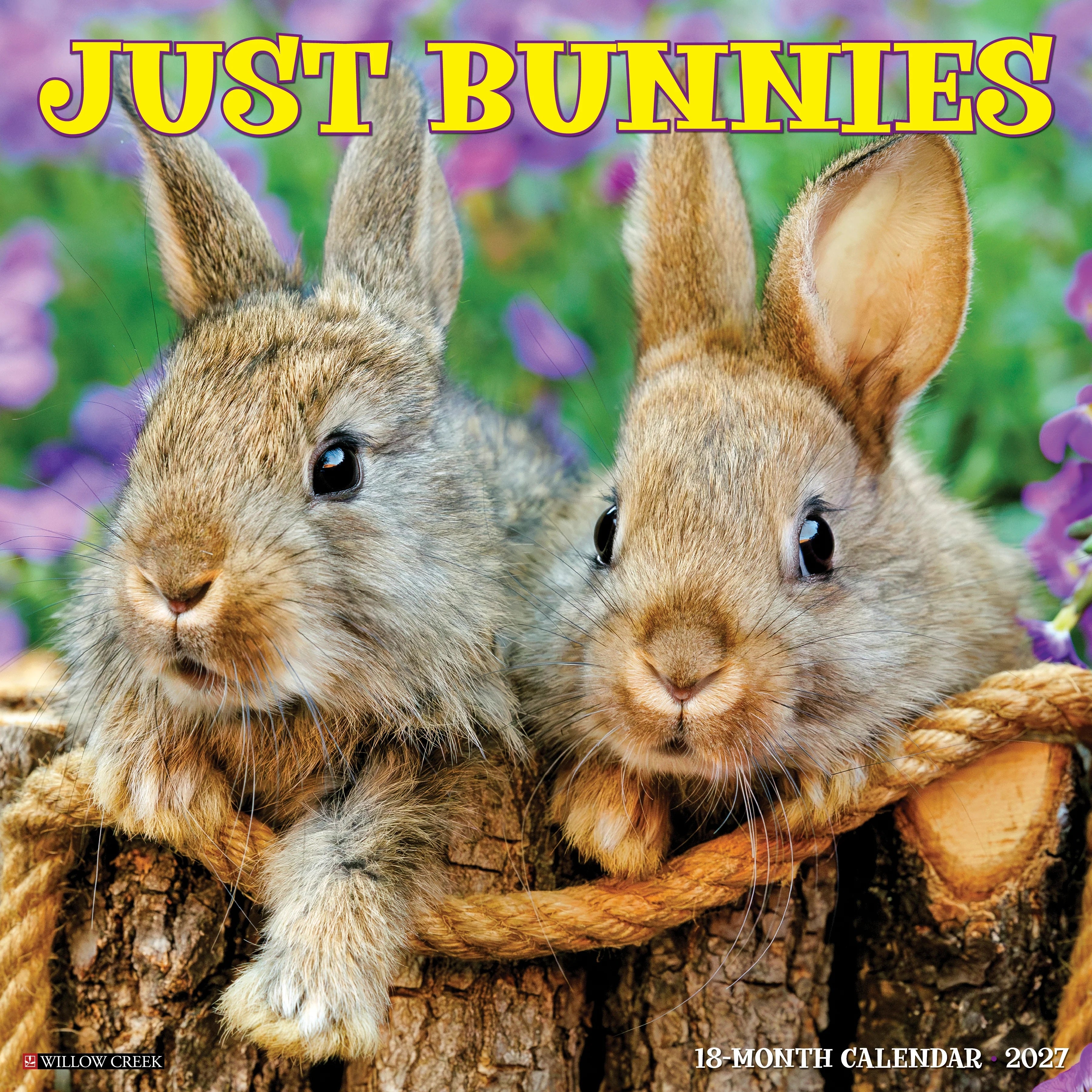 2027 Just Bunnies Wall Calendar 12X12 20 9781549259395