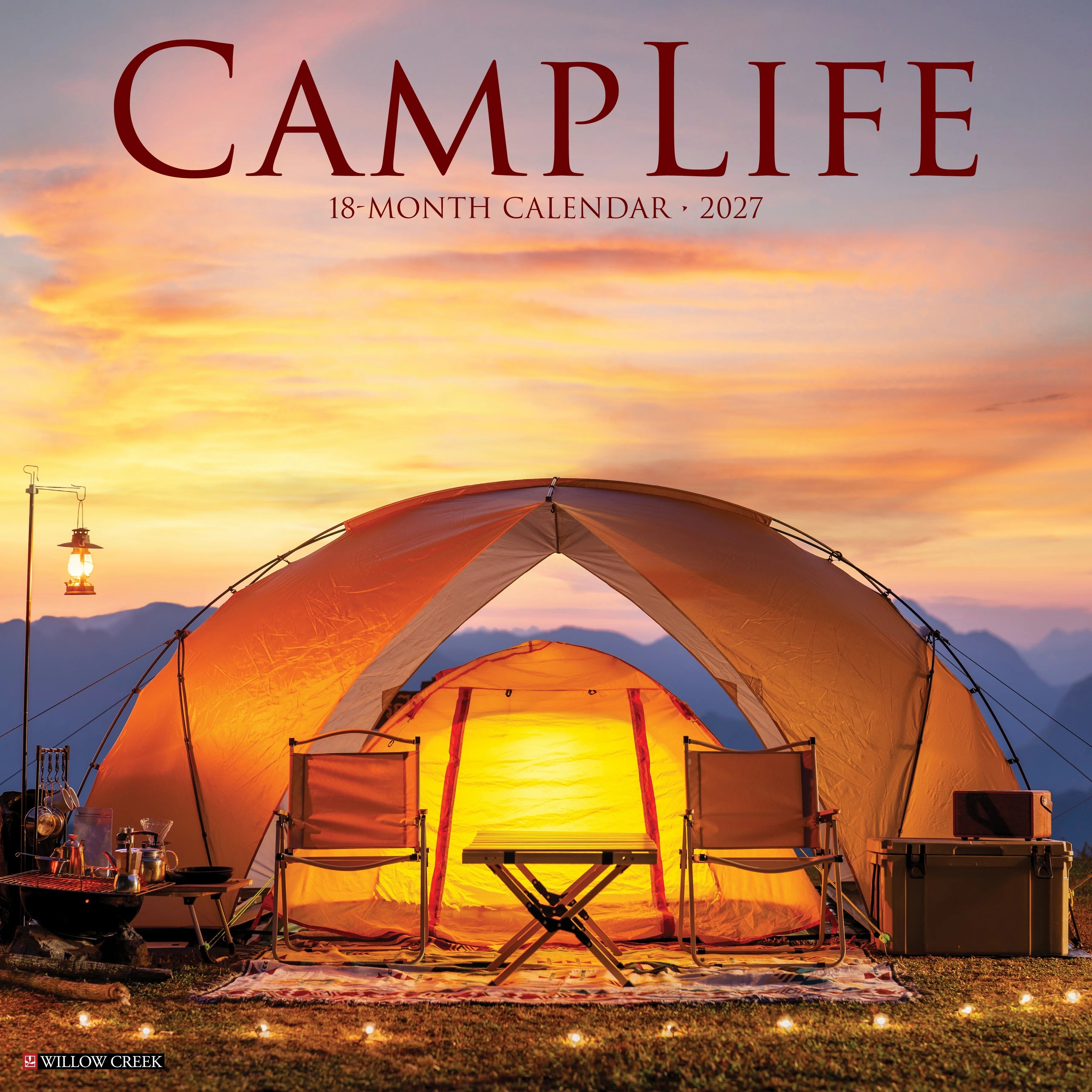 2027 Camplife Wall Calendar 12X12 20 9781549259463