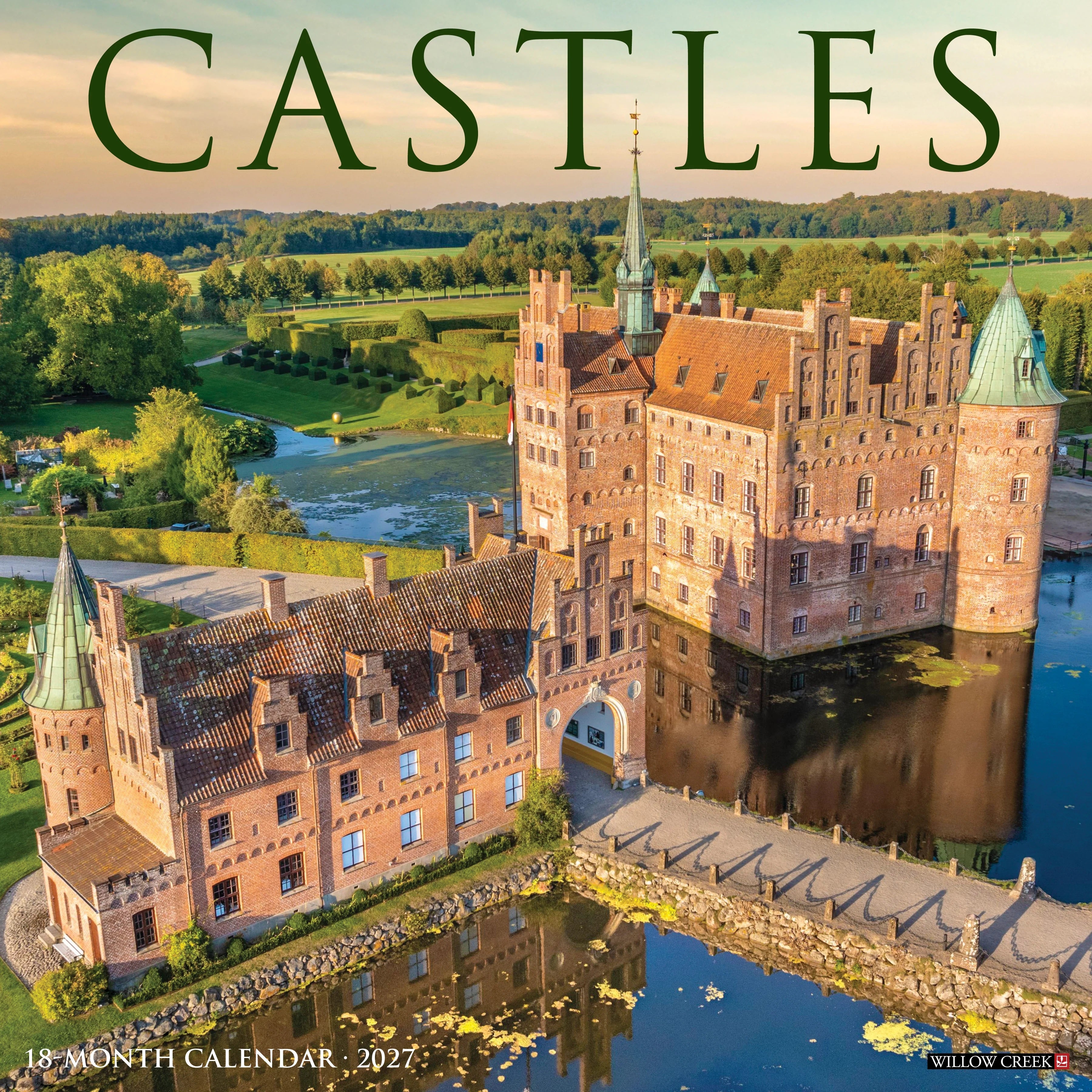 2027 Castles Wall Calendar 12X12 20 9781549259517