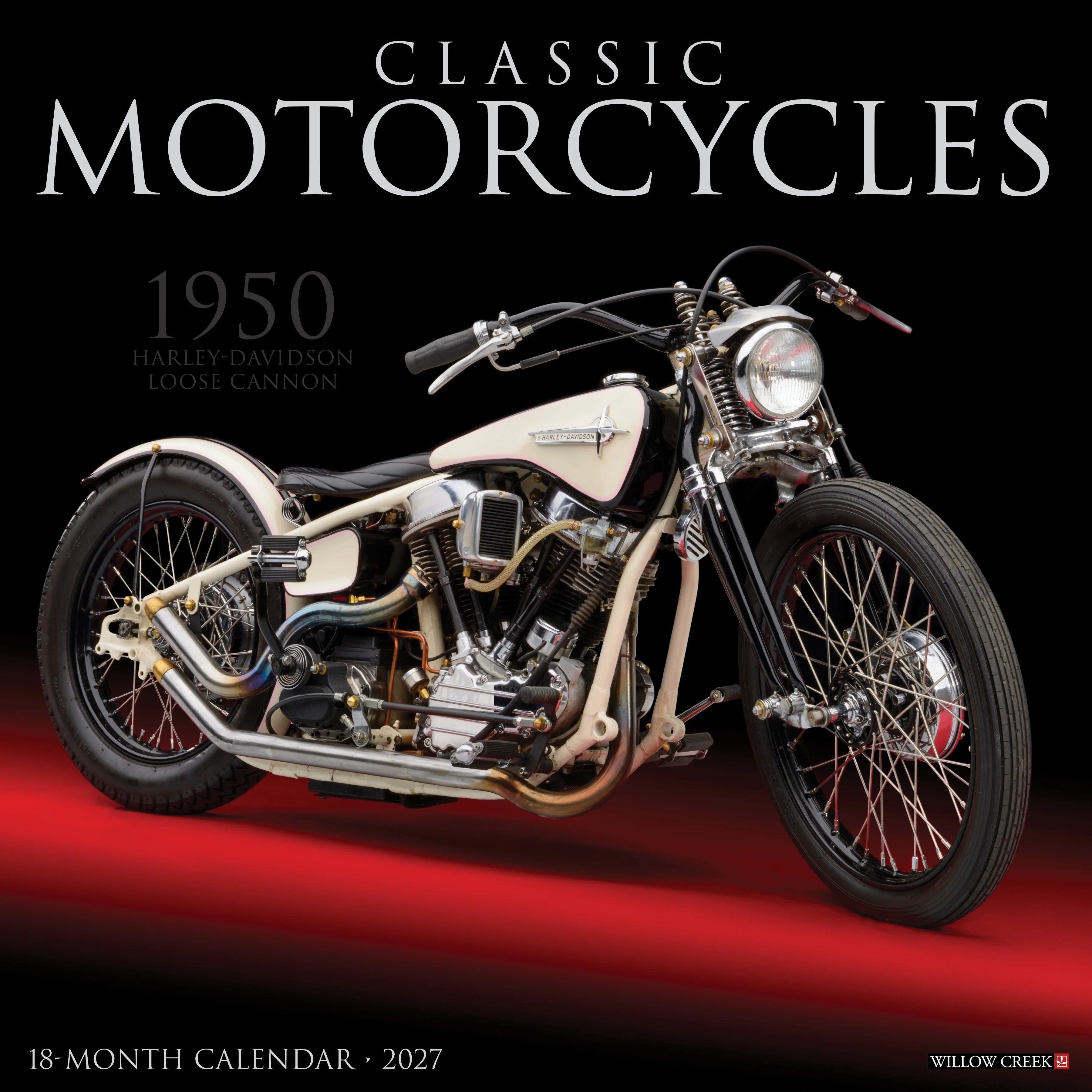 2027 Classic Motorcycles Wall Calendar 12X12 20 9781549259746