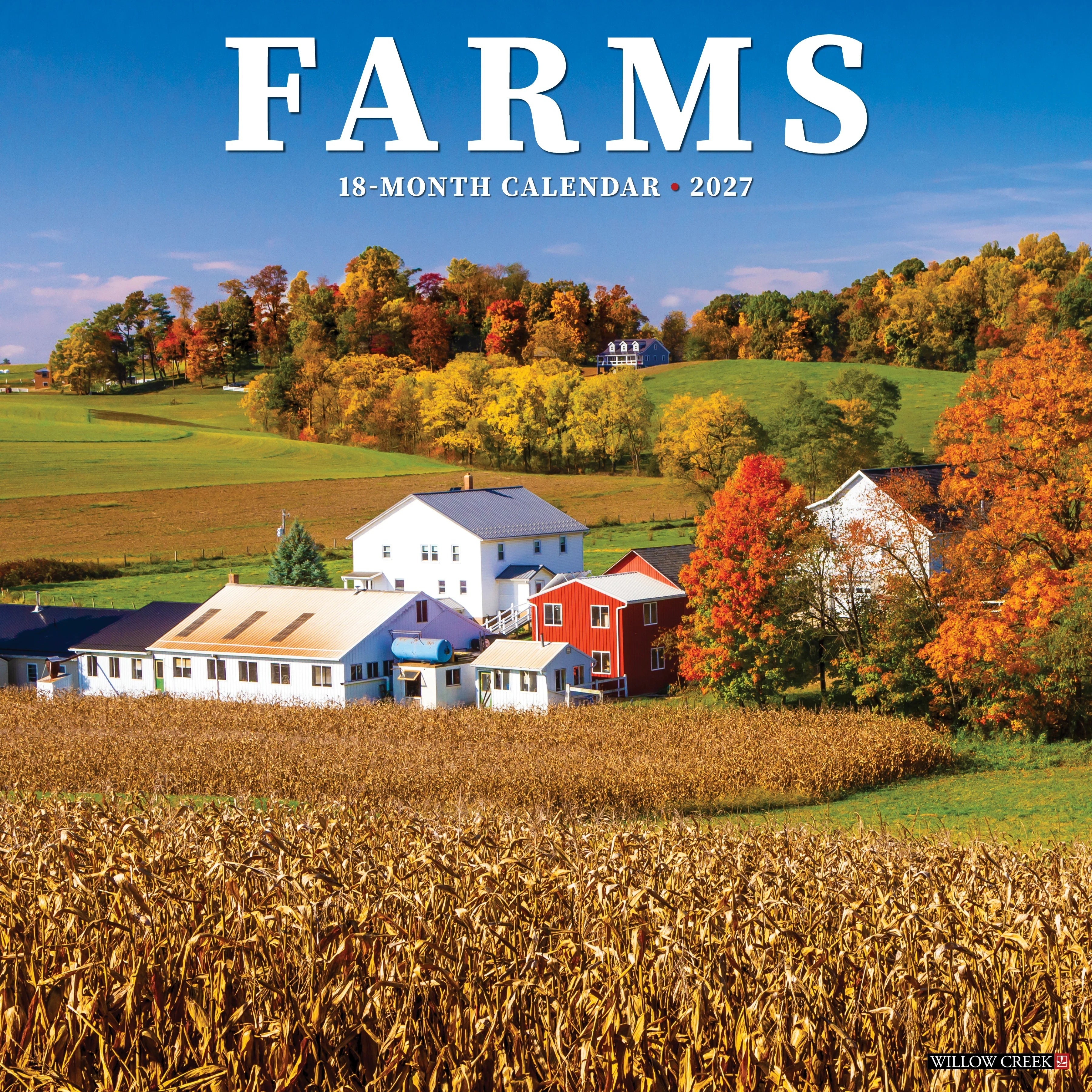 2027 Farms Wall Calendar 12X12 20 9781549260223