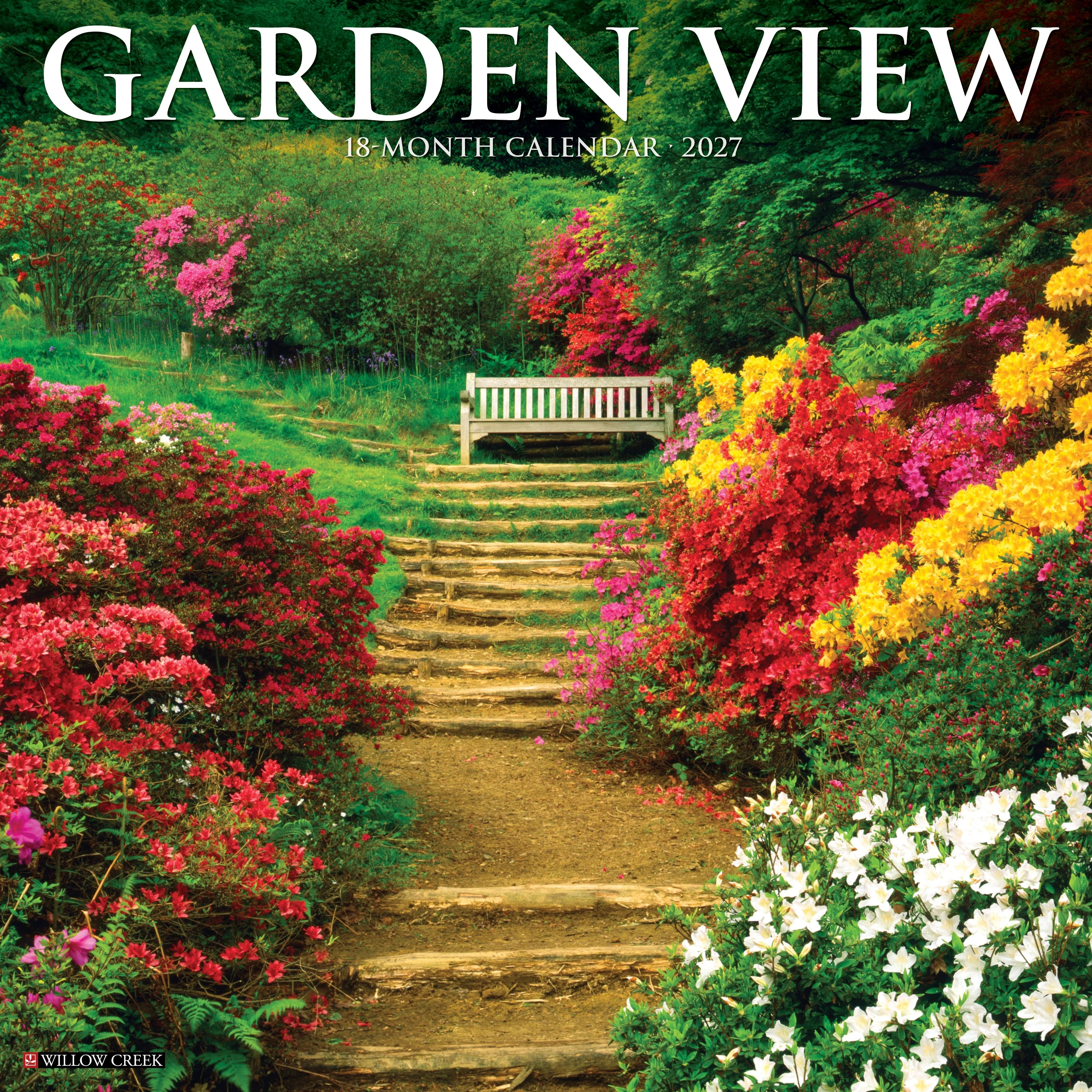 2027 Garden View Wall Calendar 12X12 20 9781549260339