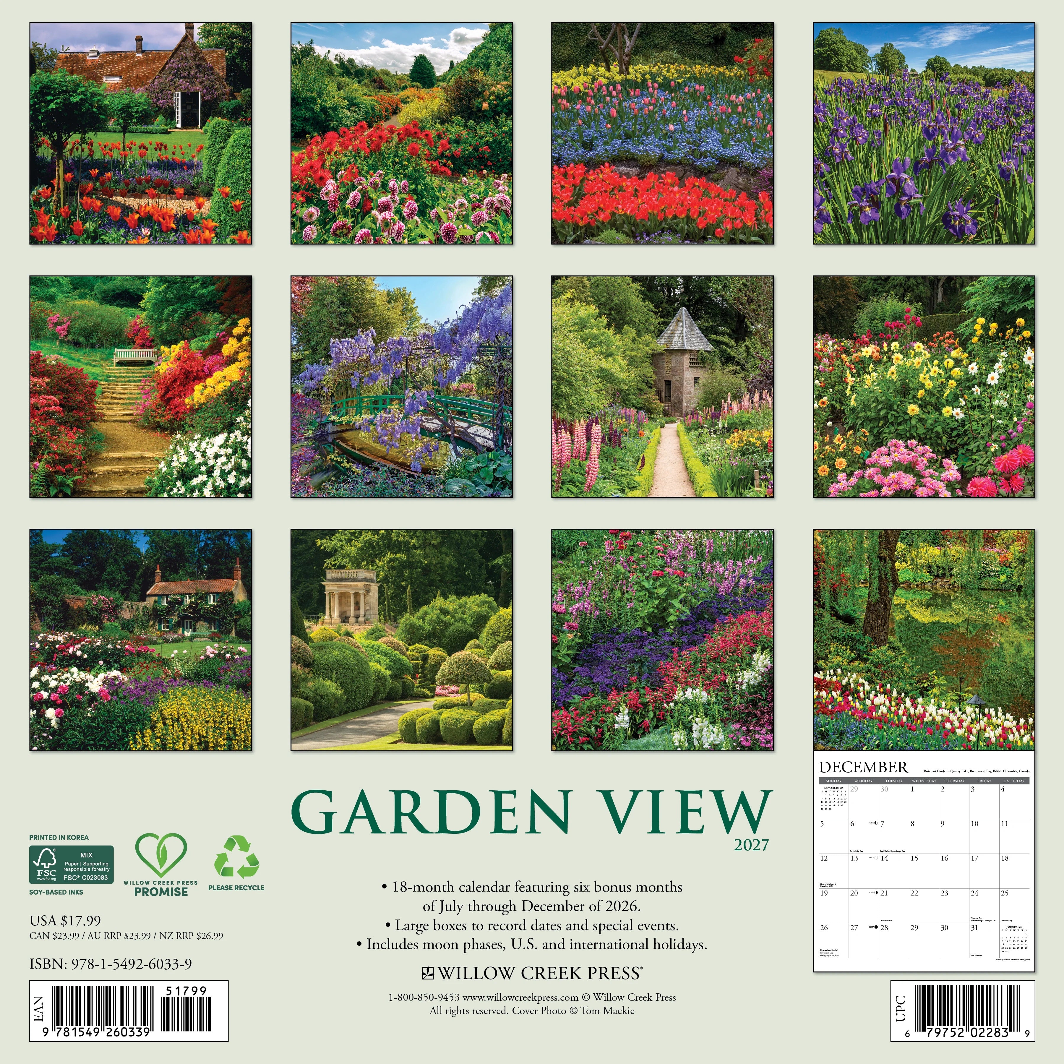 2027 Garden View Wall Calendar 12X12 20 9781549260339_1adbe5a4-49a7-41e4-9f6a-a9b76bcf5bce