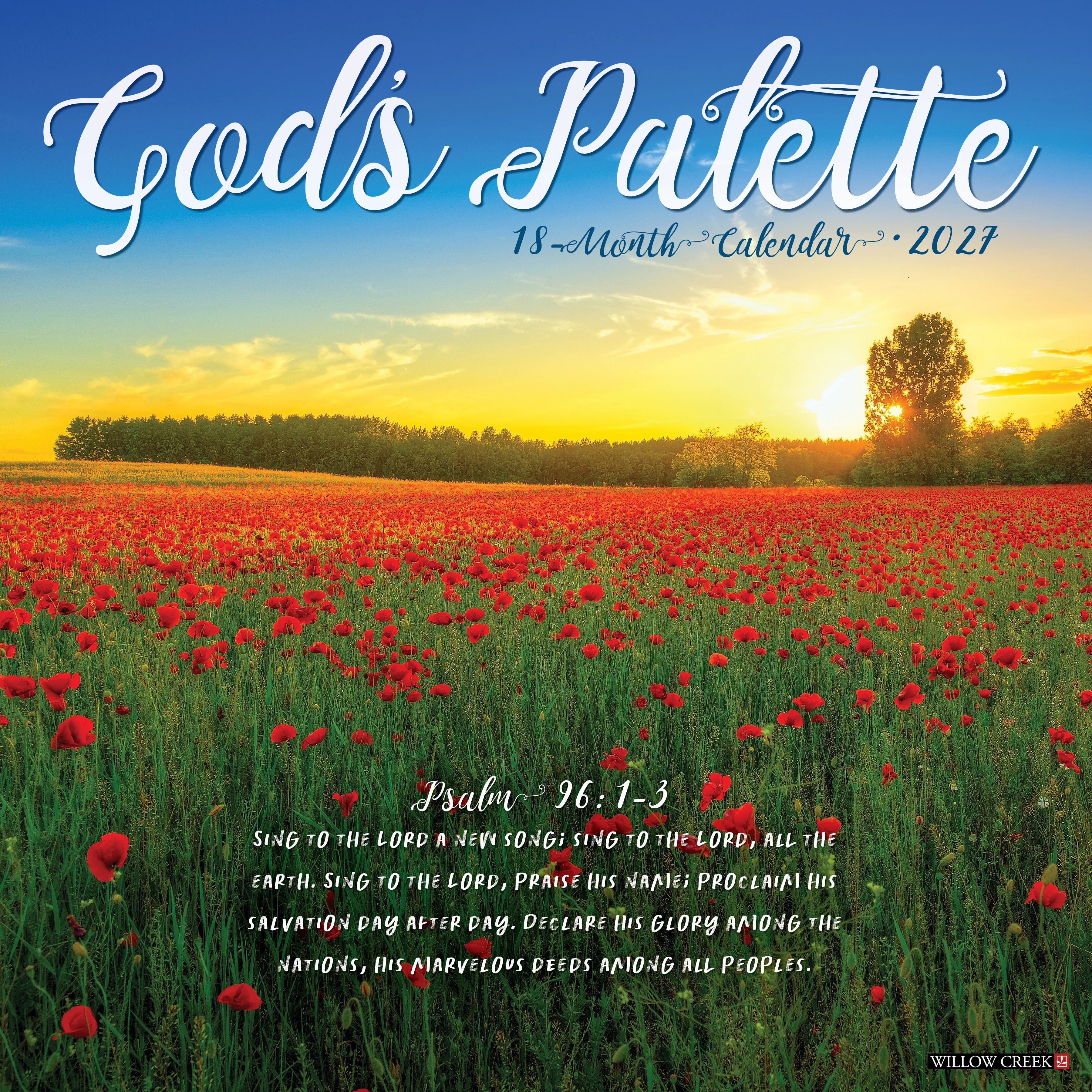 2027 God's Palette Wall Calendar 12X12 20 9781549260438