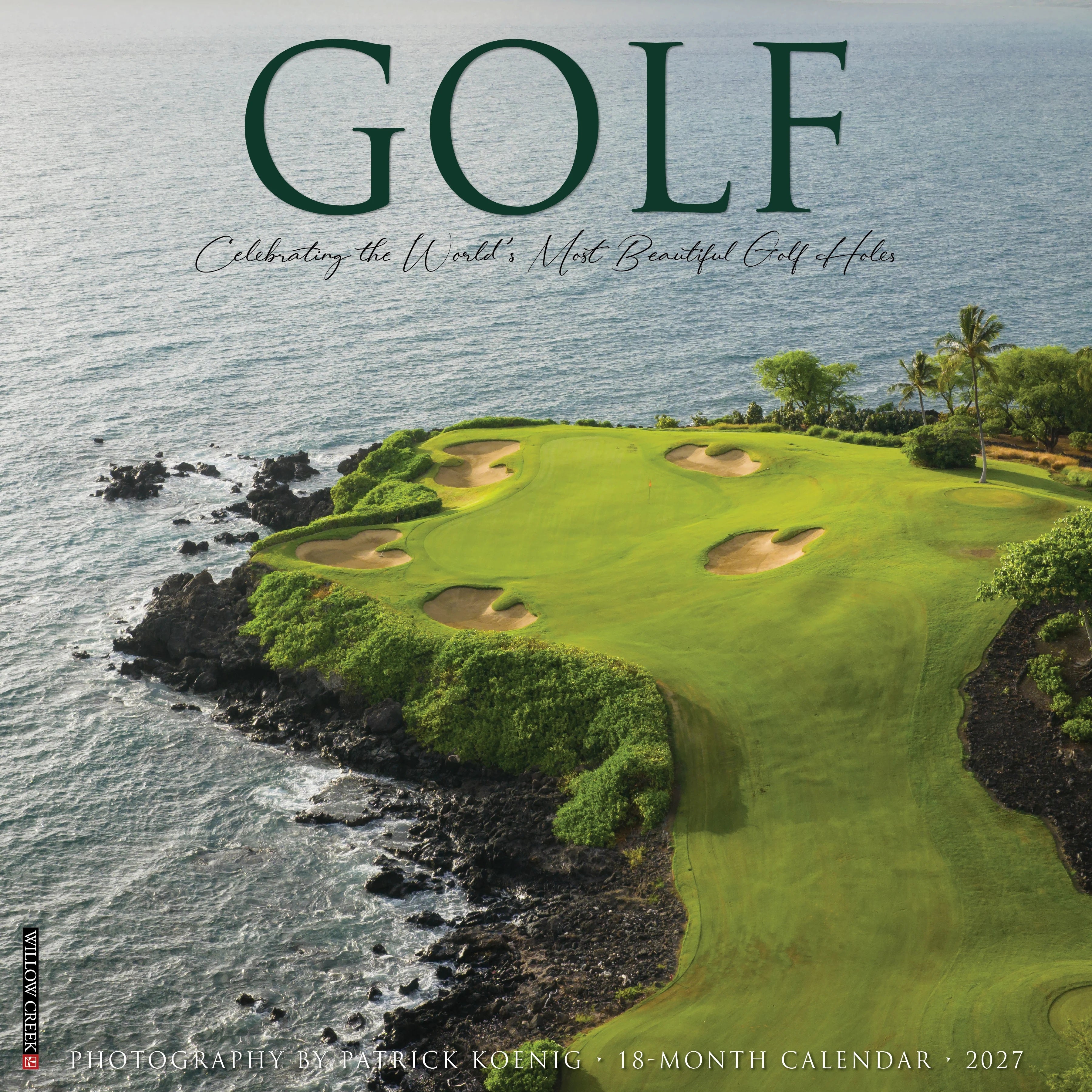2027 Golf Wall Calendar 12X12 20 9781549260483