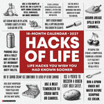 2027 Hacks of Life Wall Calendar 12X12 20 9781549260605