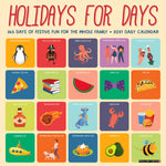 2027 Holidays for Days Wall Calendar 12X12 20 9781549260681