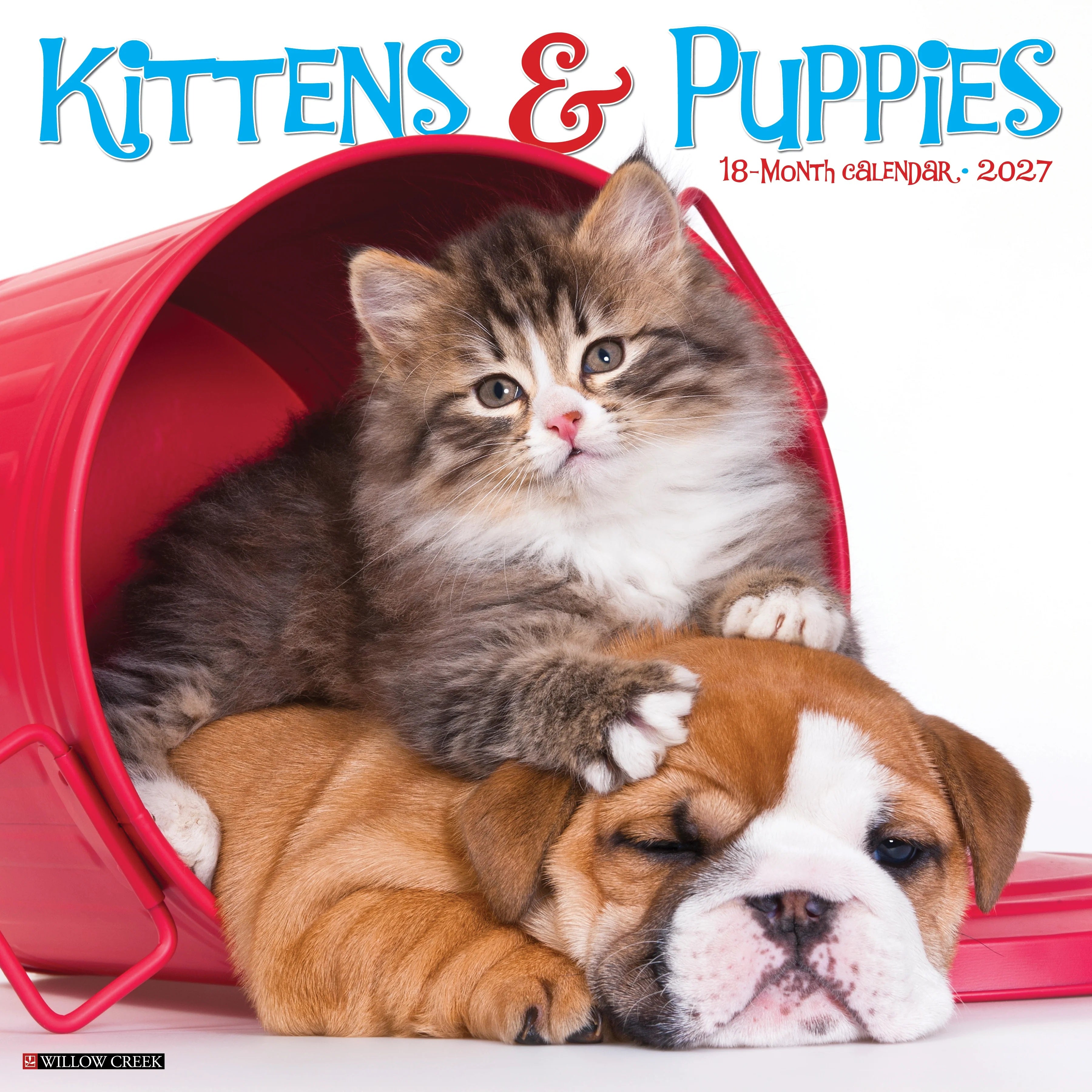 2027 Kittens & Puppies Wall Calendar 12X12 20 9781549260940