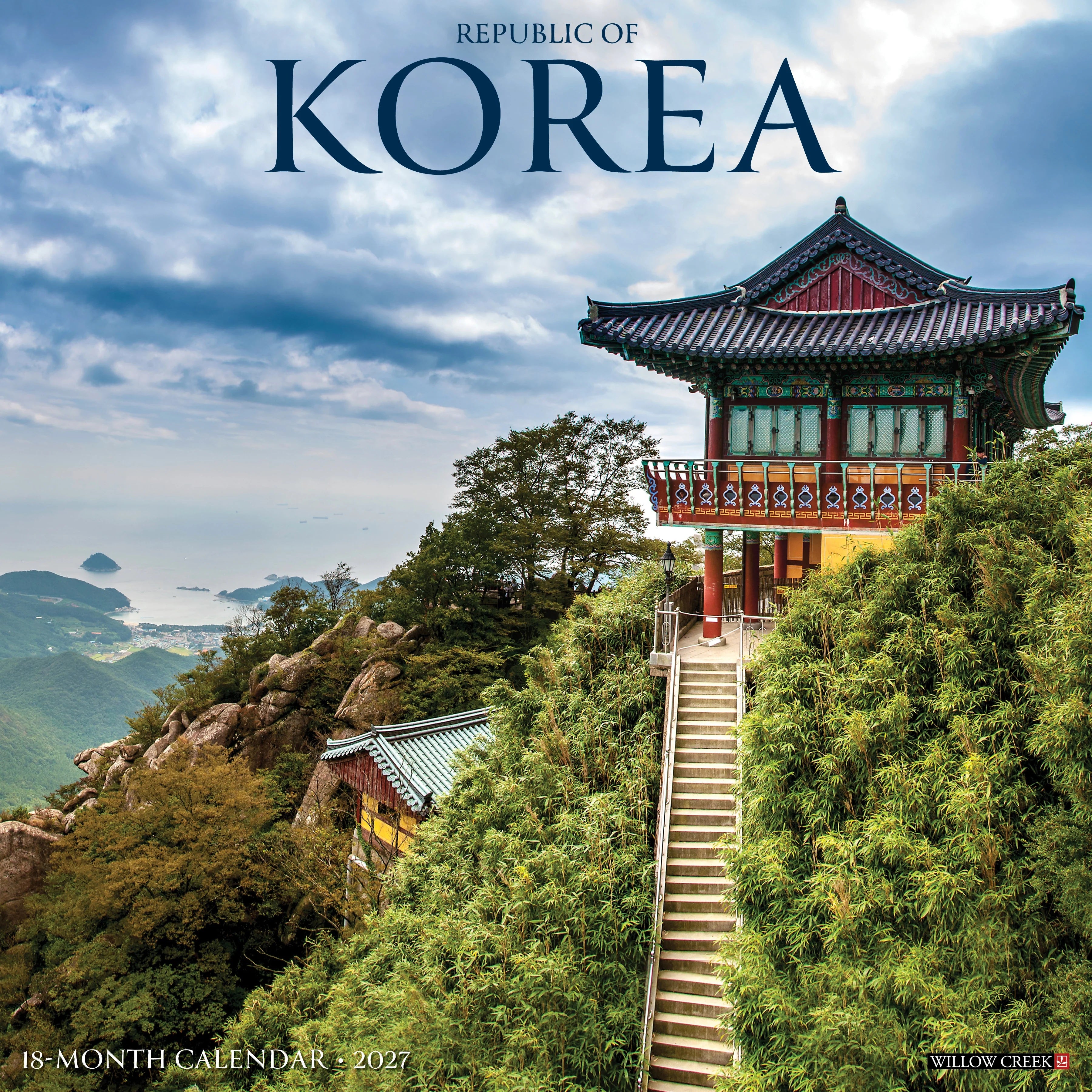 2027 Korea Wall Calendar 12X12 20 9781549260957