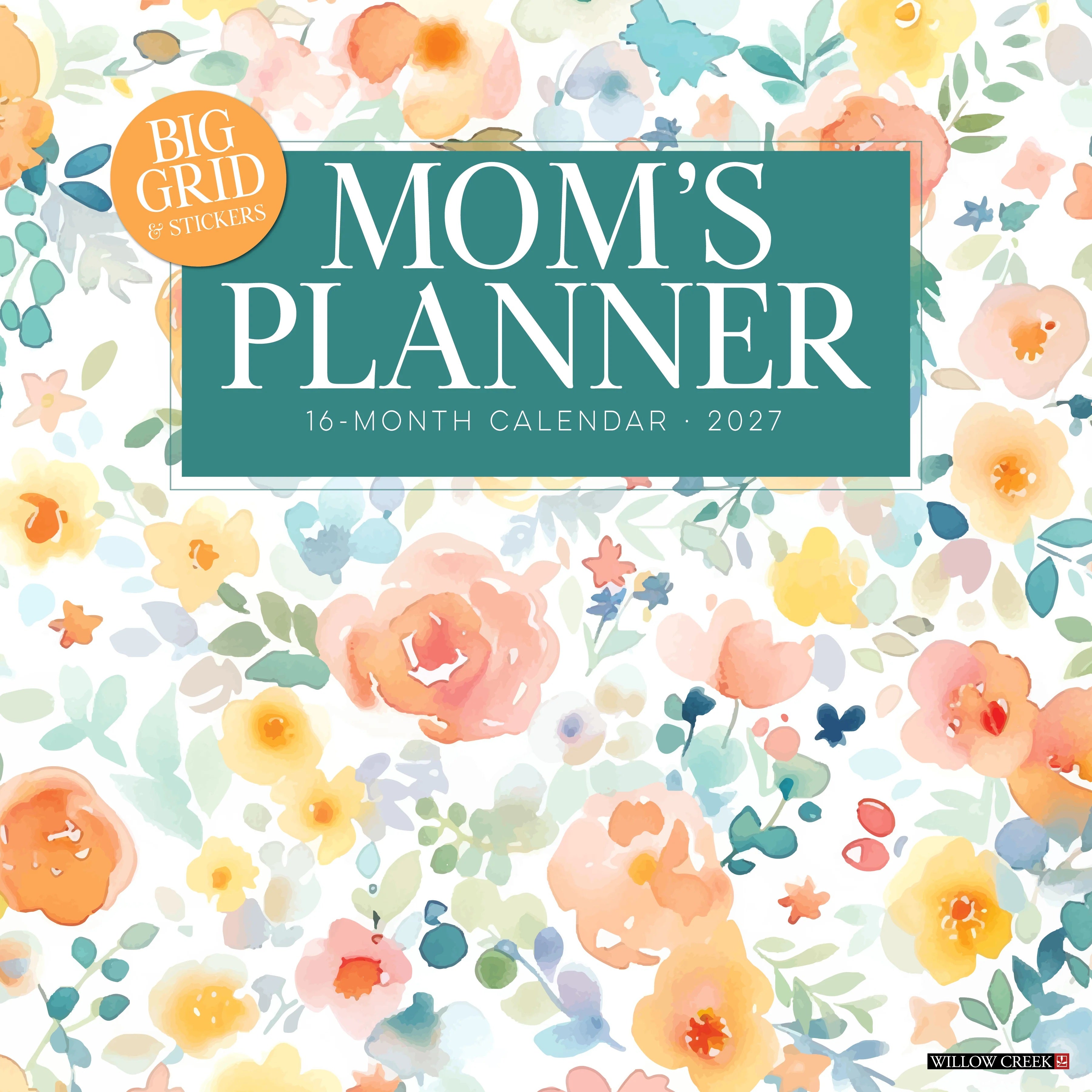 2027 Mom's Planner Wall Calendar 12X12 20 9781549261275