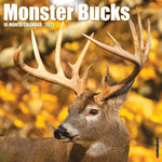2027 Monster Bucks Wall Calendar 12X12 20 9781549261299