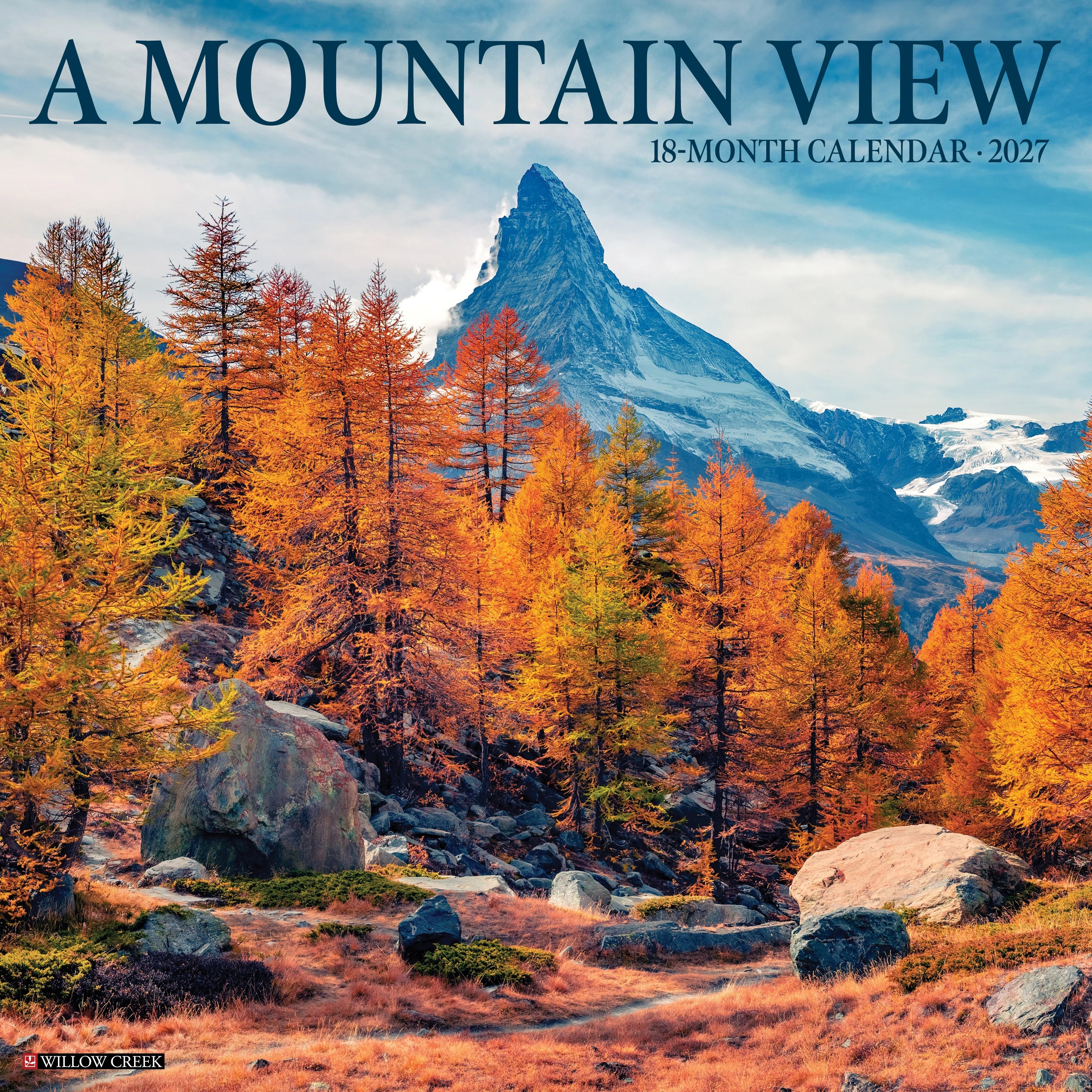 2027 a Mountain View Wall Calendar 12X12 20 9781549261343