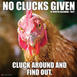 2027 No Clucks Given Wall Calendar 12X12 20 9781549261527