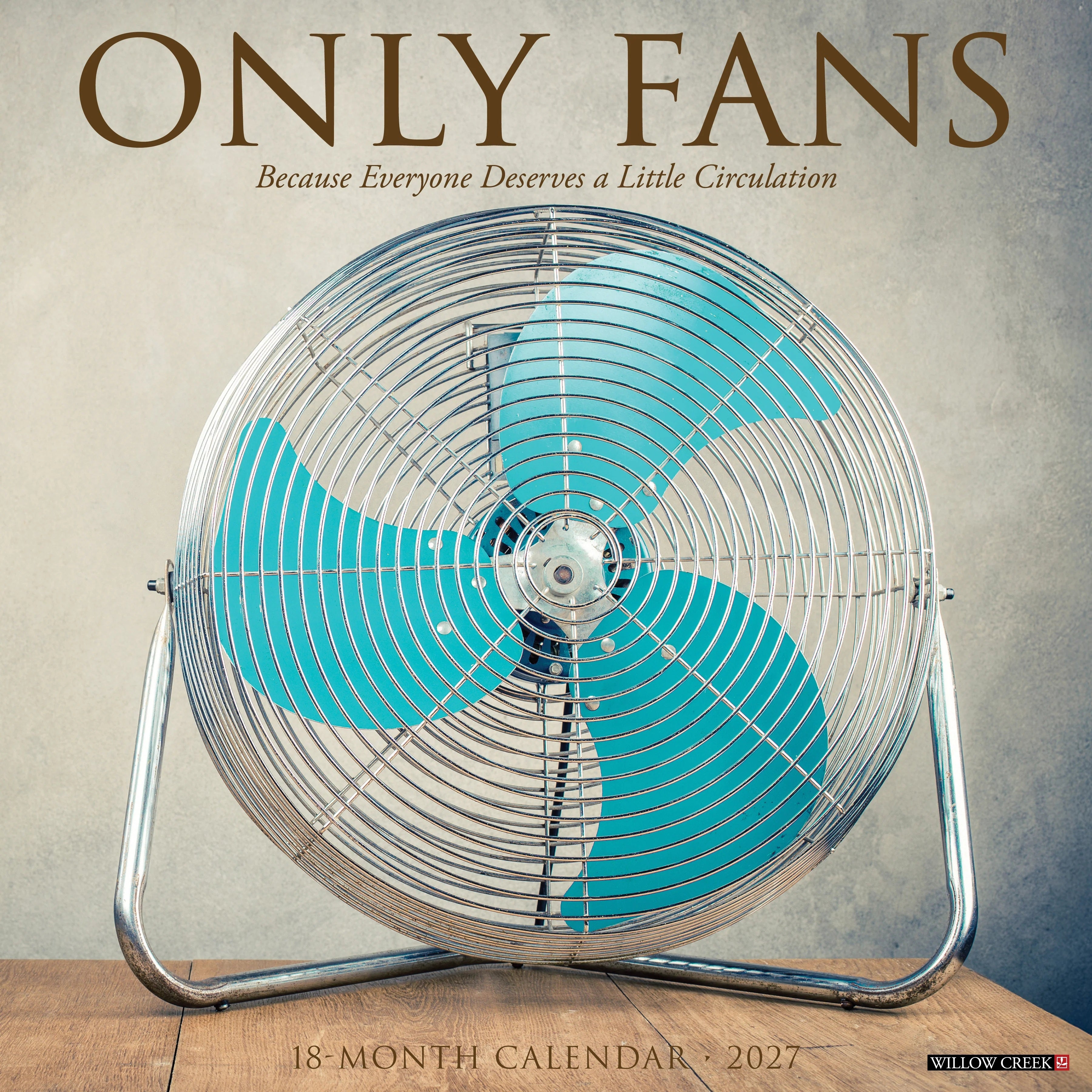 2027 Only Fans It Wall Calendar 12X12 20 9781549261619